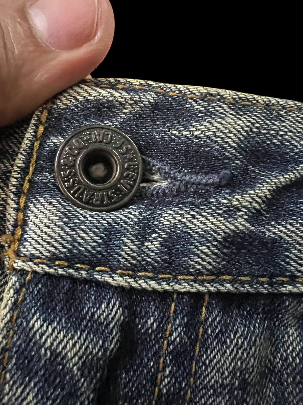 Levi's Vintage Levi’s 502 Mud Wash Jean Very Rare Size US 33 - 10 Thumbnail