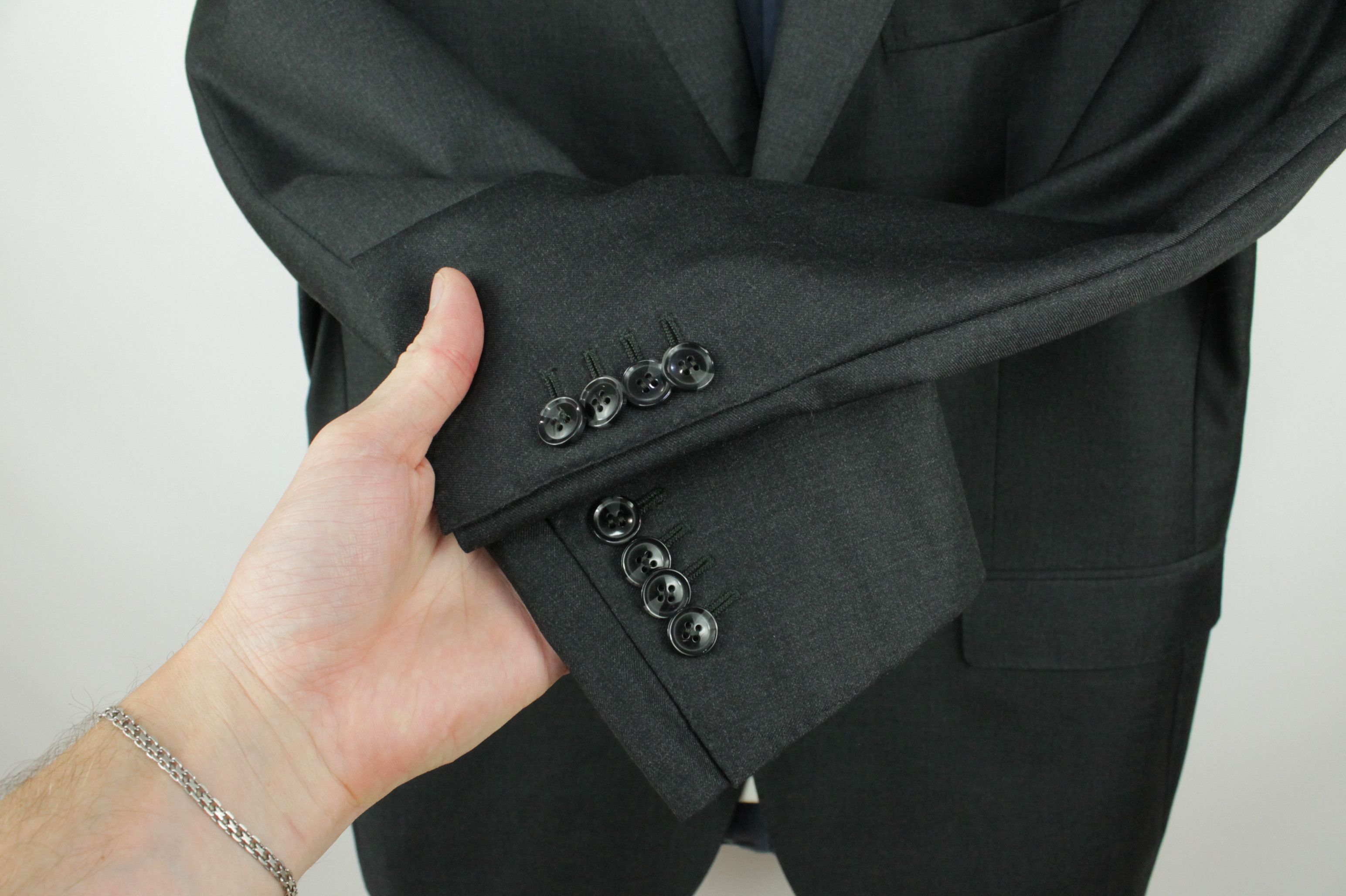 Suitsupply Suitsupply Napoli Slim Fit Barberis 110's Blazer Jacket Size US L / EU 52-54 / 3 - 3 Thumbnail