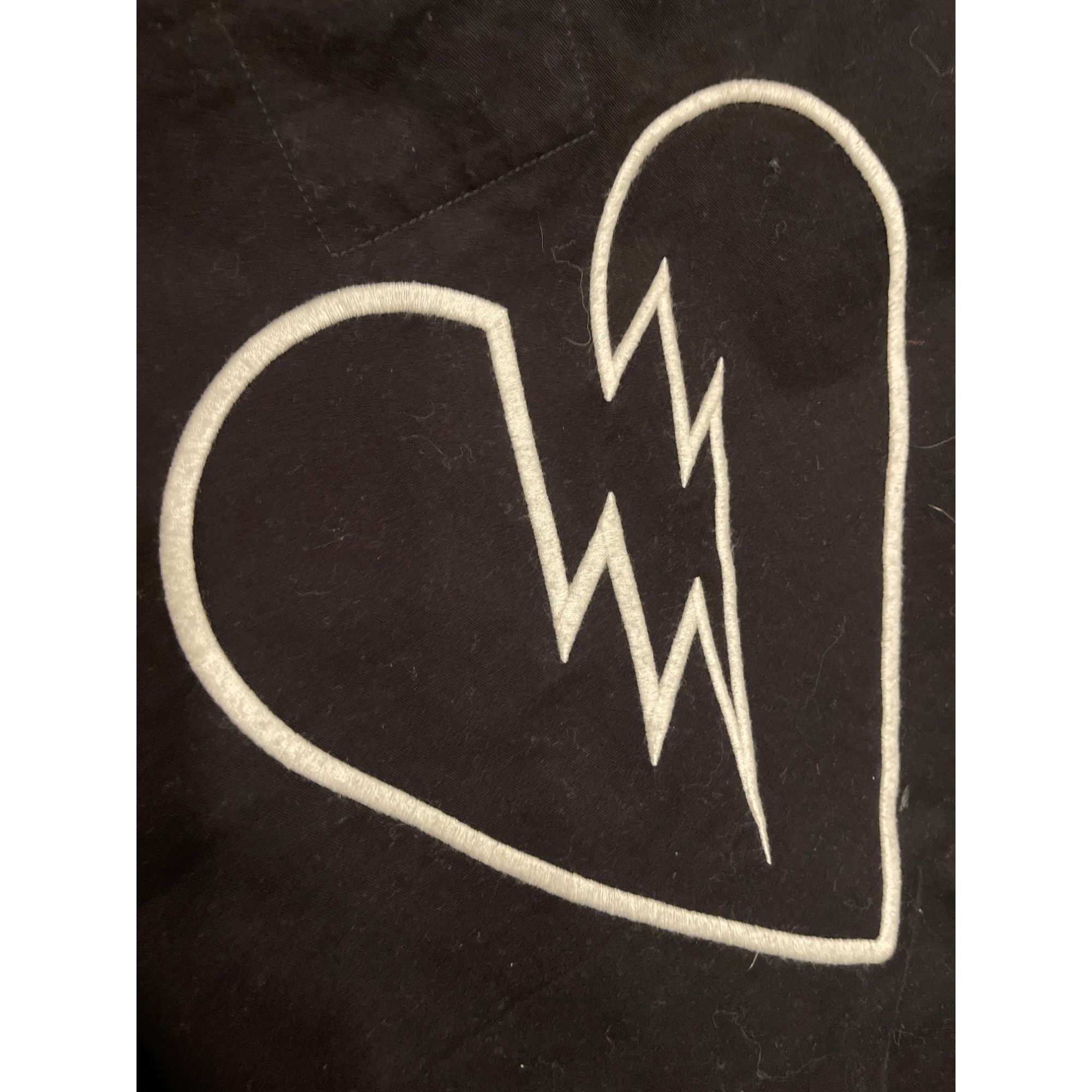 Zadig & Voltaire Zadig & Voltaire Embroidered Broken Heart Moto Jacket Size S / US 4 / IT 40 - 8 Thumbnail