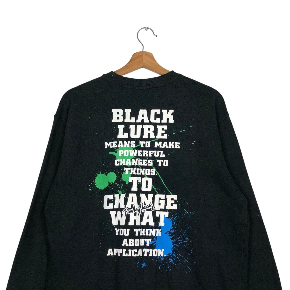 Japanese Brand 📌Vintage Sweatshirt Grass Hither Full Print Skate Style Size US L / EU 52-54 / 3 - 10 Thumbnail