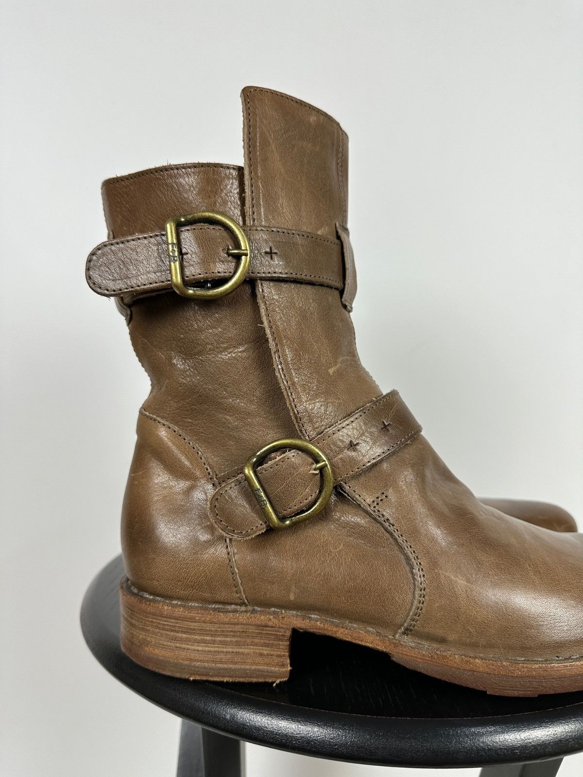 Fiorentini + Baker Fiorentini + Baker Eternity 2 Buckle Moto Ankle Boots Size US 7 / IT 37 - 14 Thumbnail
