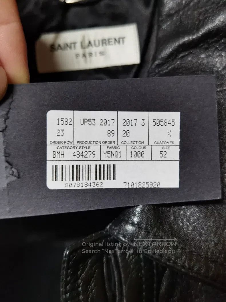 Saint Laurent Paris Saint Laurent Paris jacket i Size US L / EU 52-54 / 3 - 7 Thumbnail