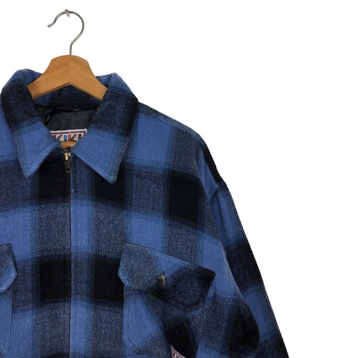 Japanese Brand 🔥90’s Vintage Chore Jacket Kiki Snow Paradise Tartan Design Size US L / EU 52-54 / 3 - 6 Thumbnail