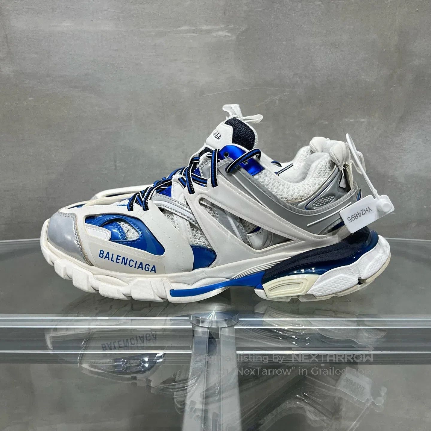 Balenciaga Balenciaga Track White Blue shoes Size US 6 / EU 39 - 3 Thumbnail