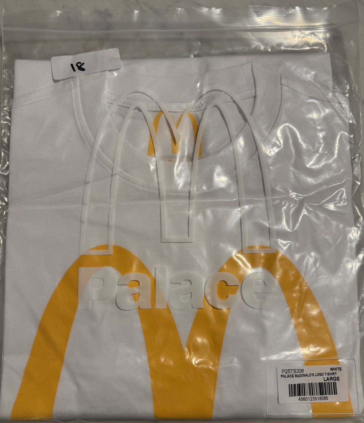 Palace Place x McDonald’s Large White T-Shirt Size US L / EU 52-54 / 3 - 1 Thumbnail