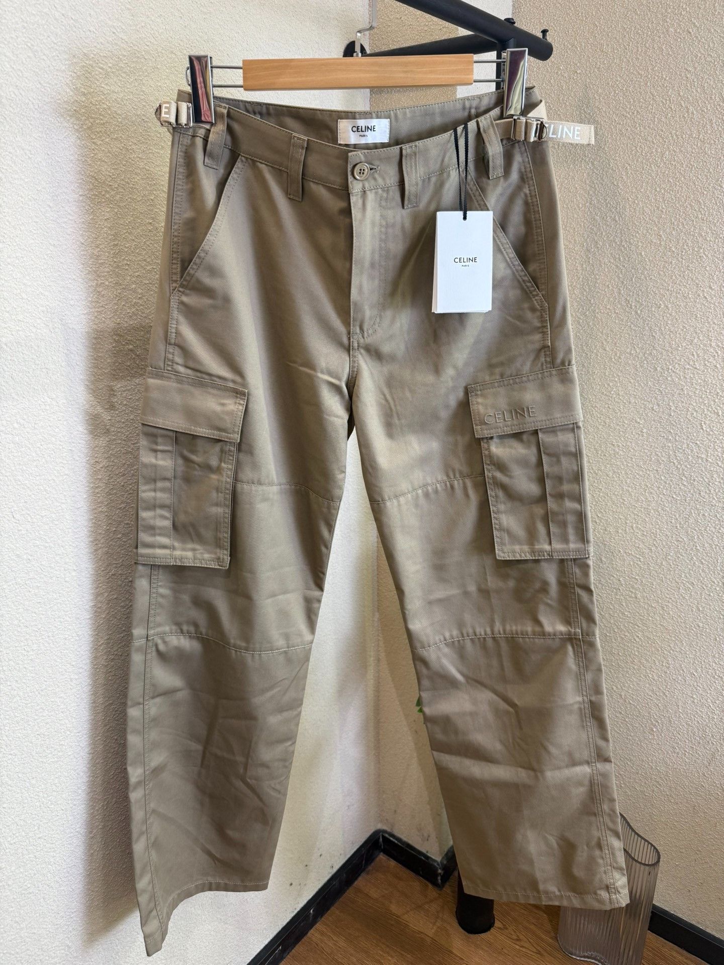 Celine CELINE Khaki Cargo Pants Size 46 Size US 30 / EU 46 - 1 Thumbnail