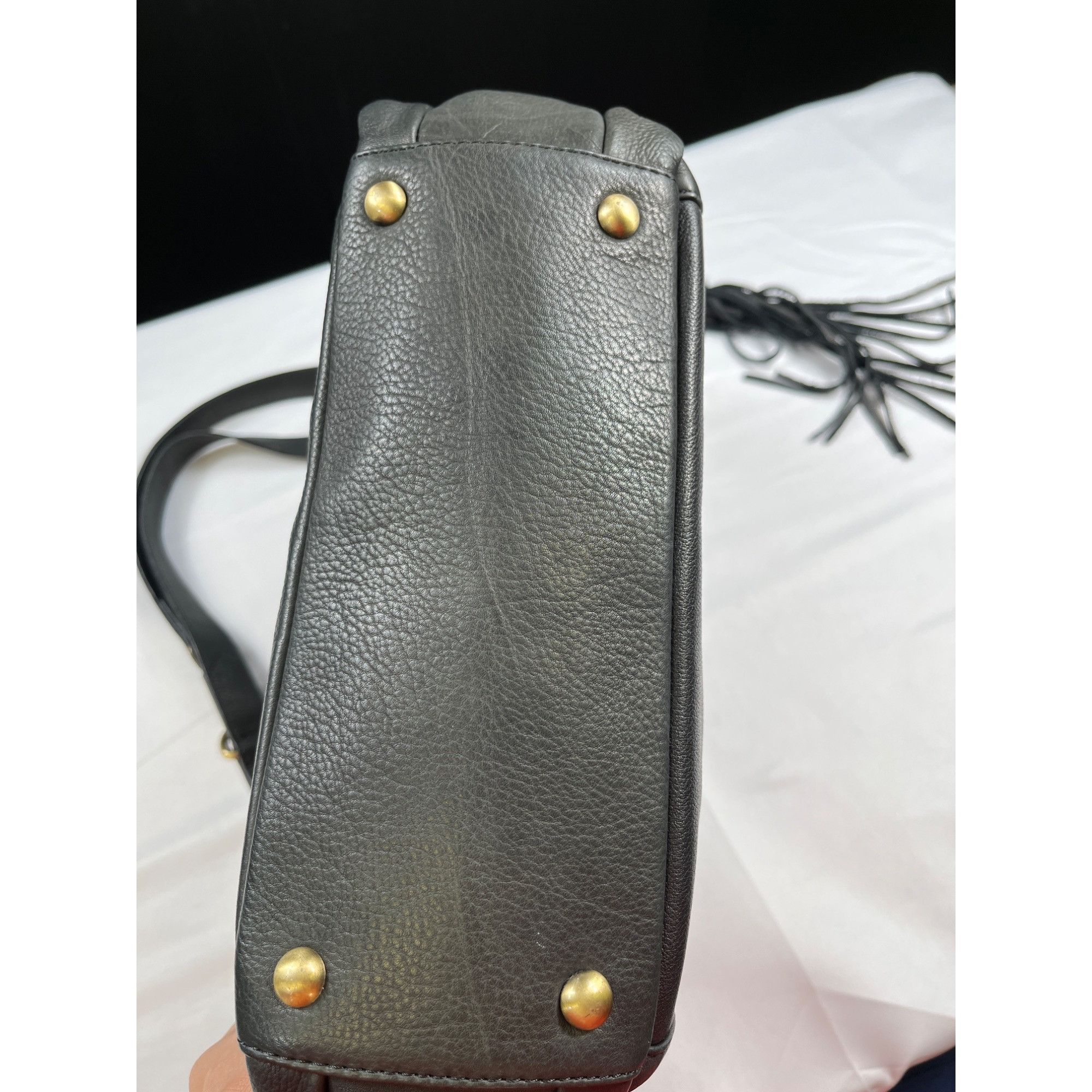 Wilsons Leather Wilsons Leather Large Black Shoulder Bag SKU 7536 Size ONE SIZE - 18 Thumbnail