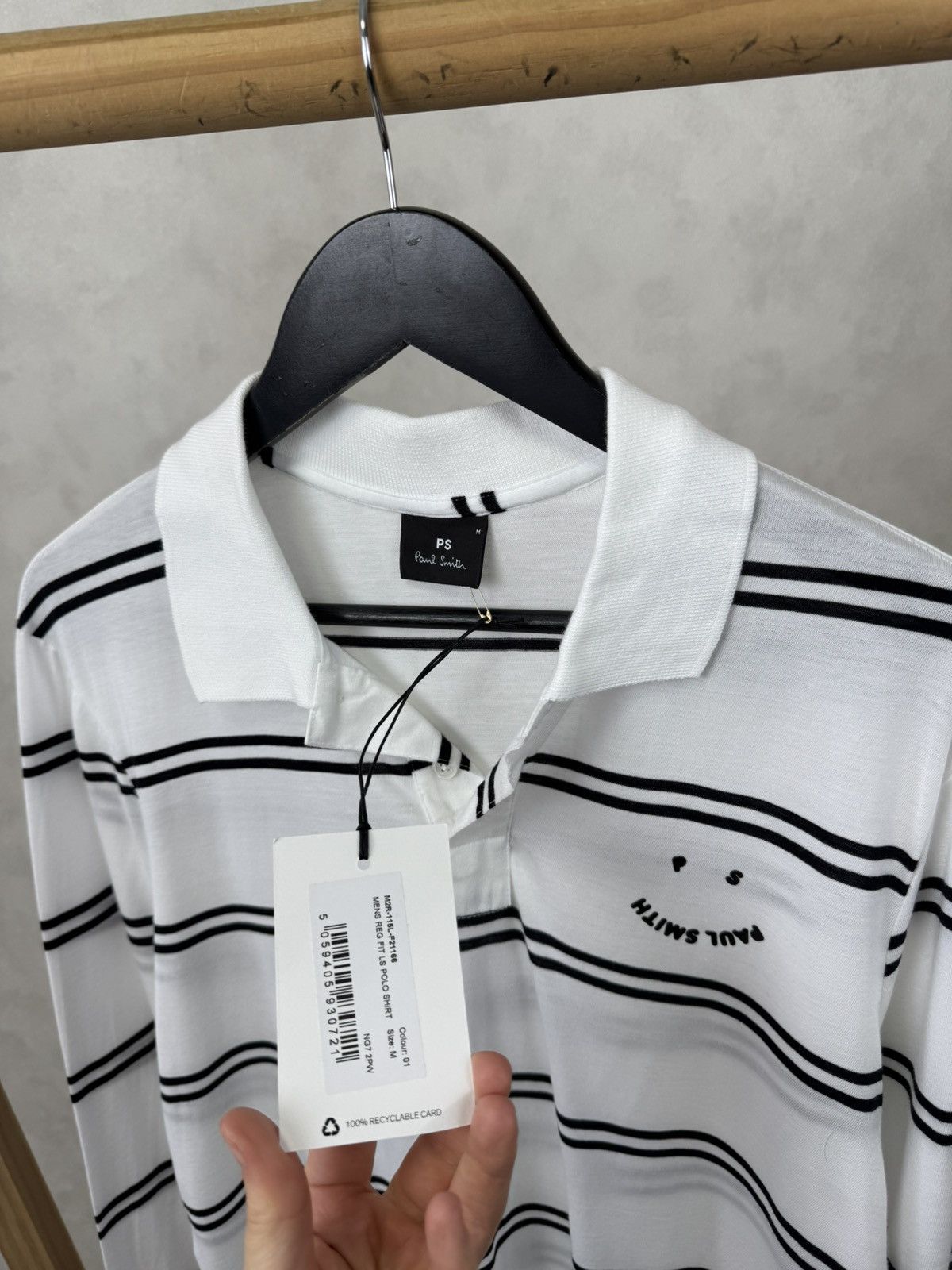 Paul Smith Paul Smith mens regular fit long sleeve polo shirt Size US M / EU 48-50 / 2 - 5 Thumbnail