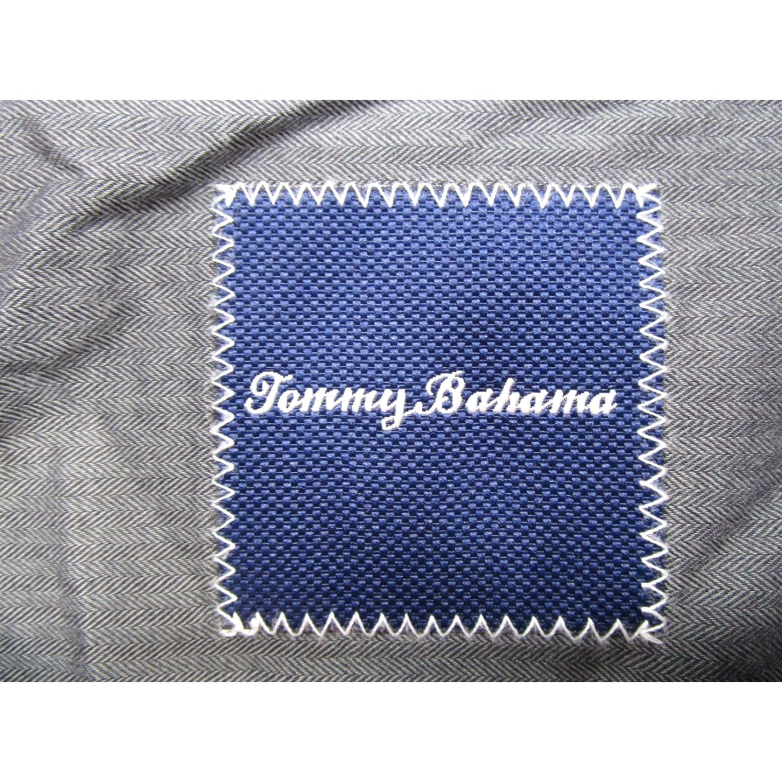 Tommy Bahama Tommy Bahama Shirt 3XL Button-Up Long Sleeve Pima Cotton Striped Gray Mens Shirt Size US XXL / EU 58 / 5 - 2 Thumbnail