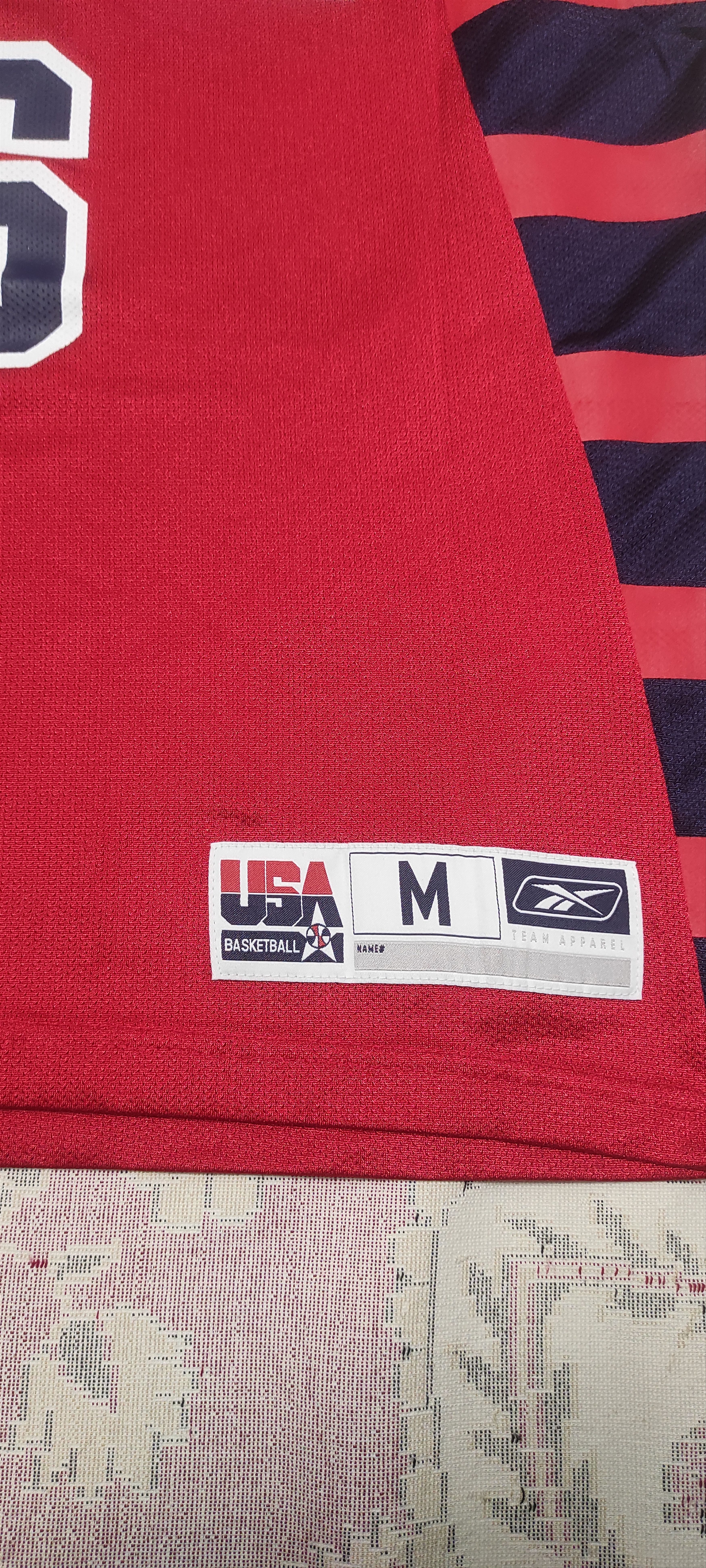 Reebok USA National Team Basketball Shirt Jersey Reebok #6 McGrady Size US M / EU 48-50 / 2 - 2 Thumbnail