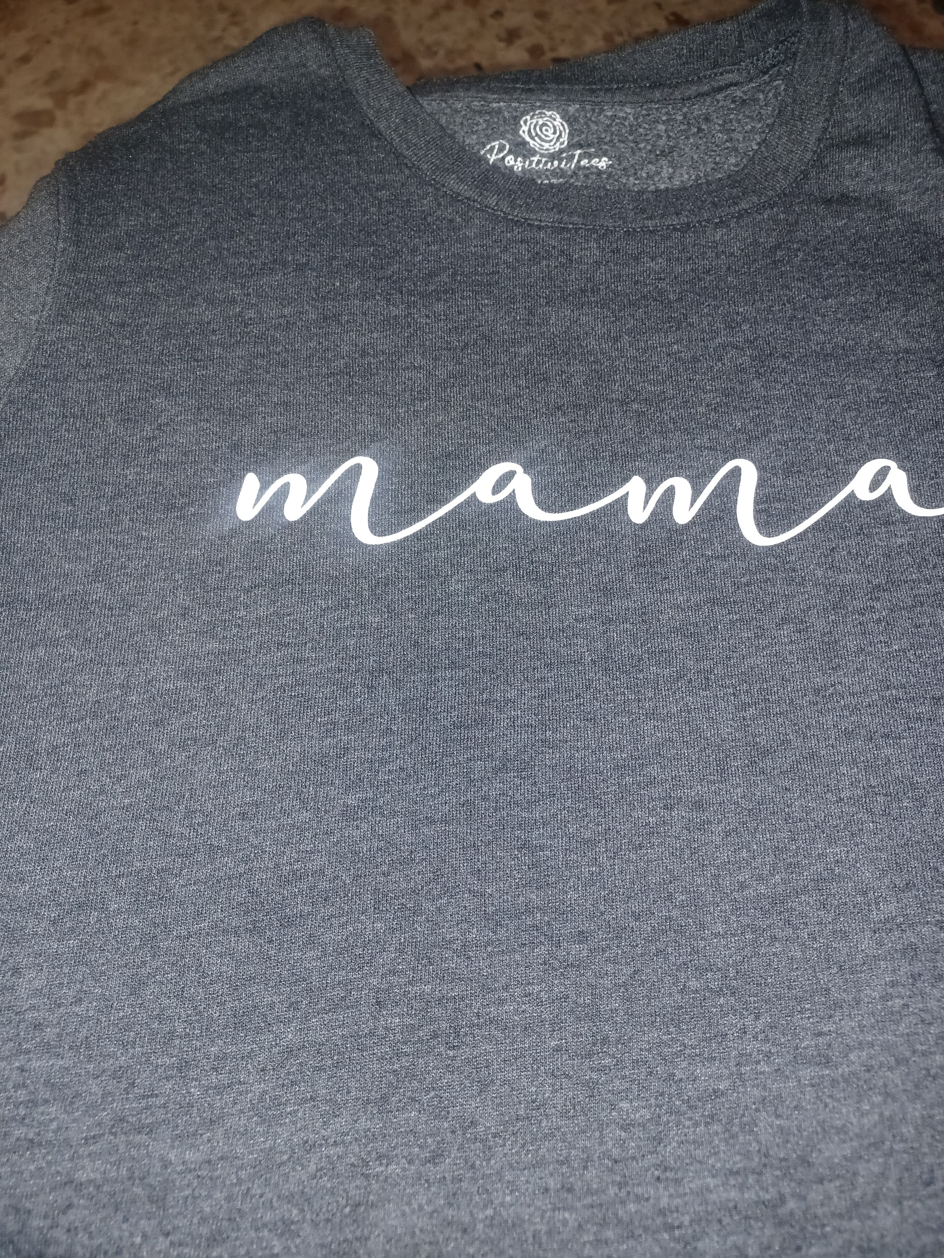 Other PositiviTees Women's Light Weight Sweat Shirt S (4-6) Gray Size S / US 4 / IT 40 - 3 Thumbnail