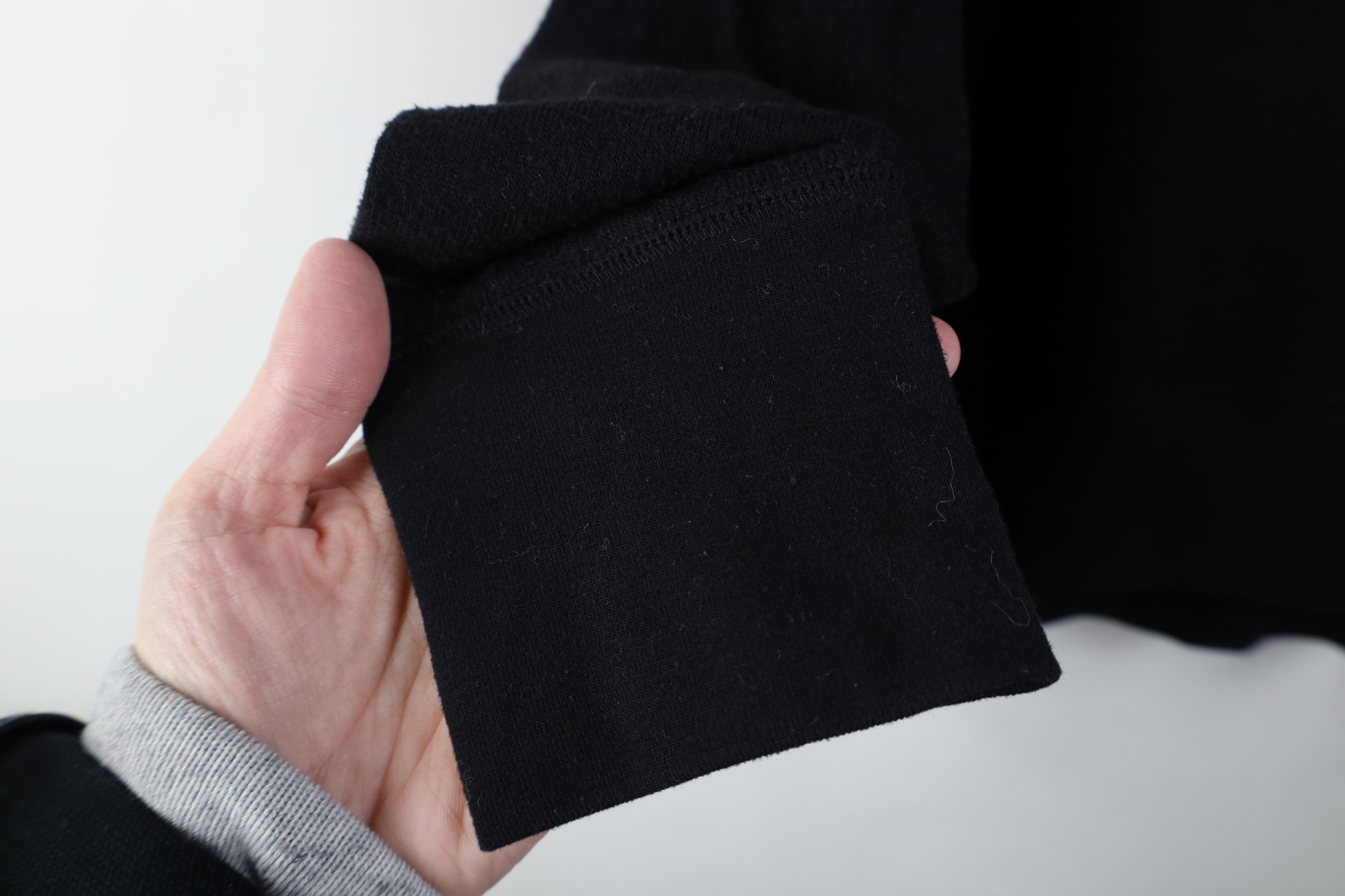 Alo Alo Yoga Ribbed Knit Long Sleeve T-Shirt Black Stretch Size L / US 10 / IT 46 - 7 Thumbnail