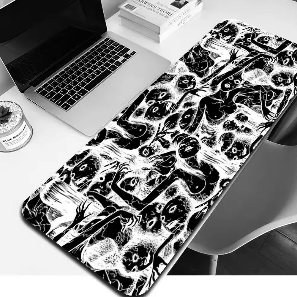 Anime × Japanese Brand × Vintage Anime Horror Girl Junji Ito Anti-slip MousePads Size ONE SIZE - 1 Thumbnail