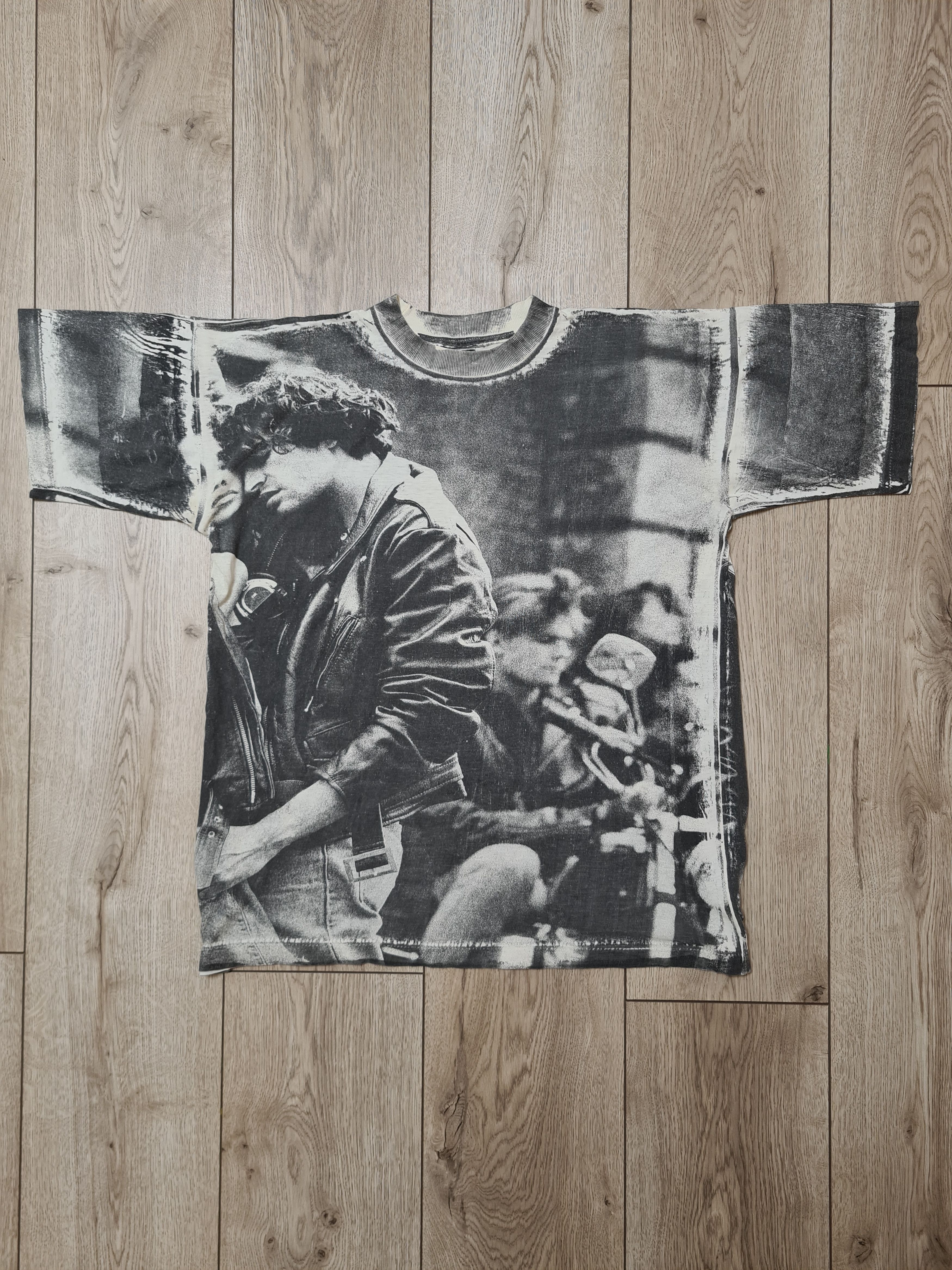 Vintage JIM MORRISON SHIRT 80s 90s RETRO RARE THE DOORS T-SHIRT Size US L / EU 52-54 / 3 - 1 Thumbnail