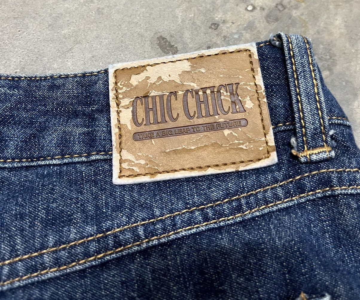 Tornado Mart Flare Jeans chic chick reconstruct low rise bootcut Size US 29 - 11 Thumbnail