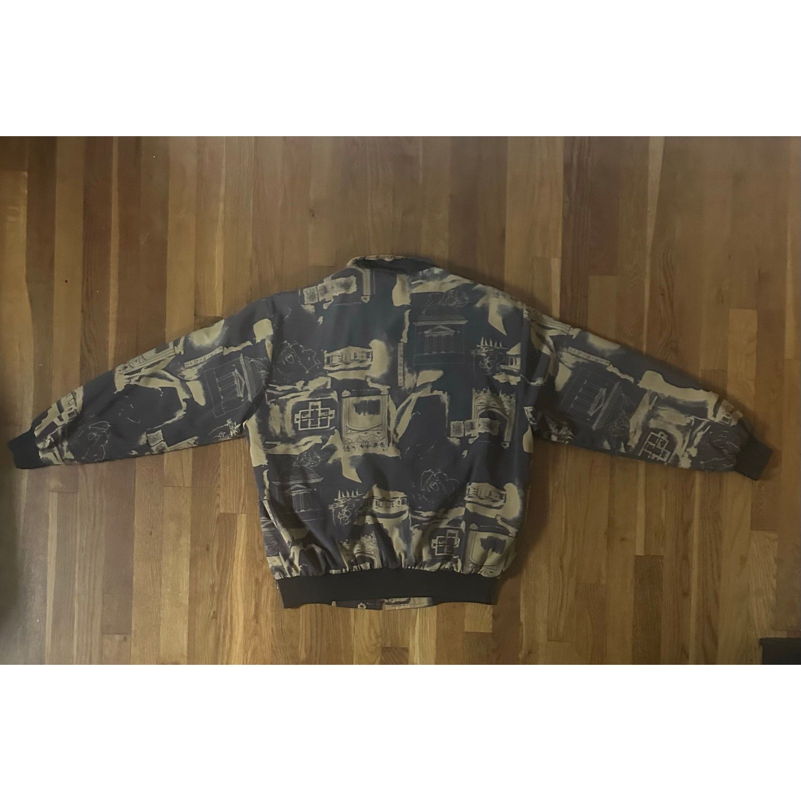 & Other Stories RARE Japanese designer Bomber Jacket Architecture Design!! Size US M / EU 48-50 / 2 - 5 Thumbnail