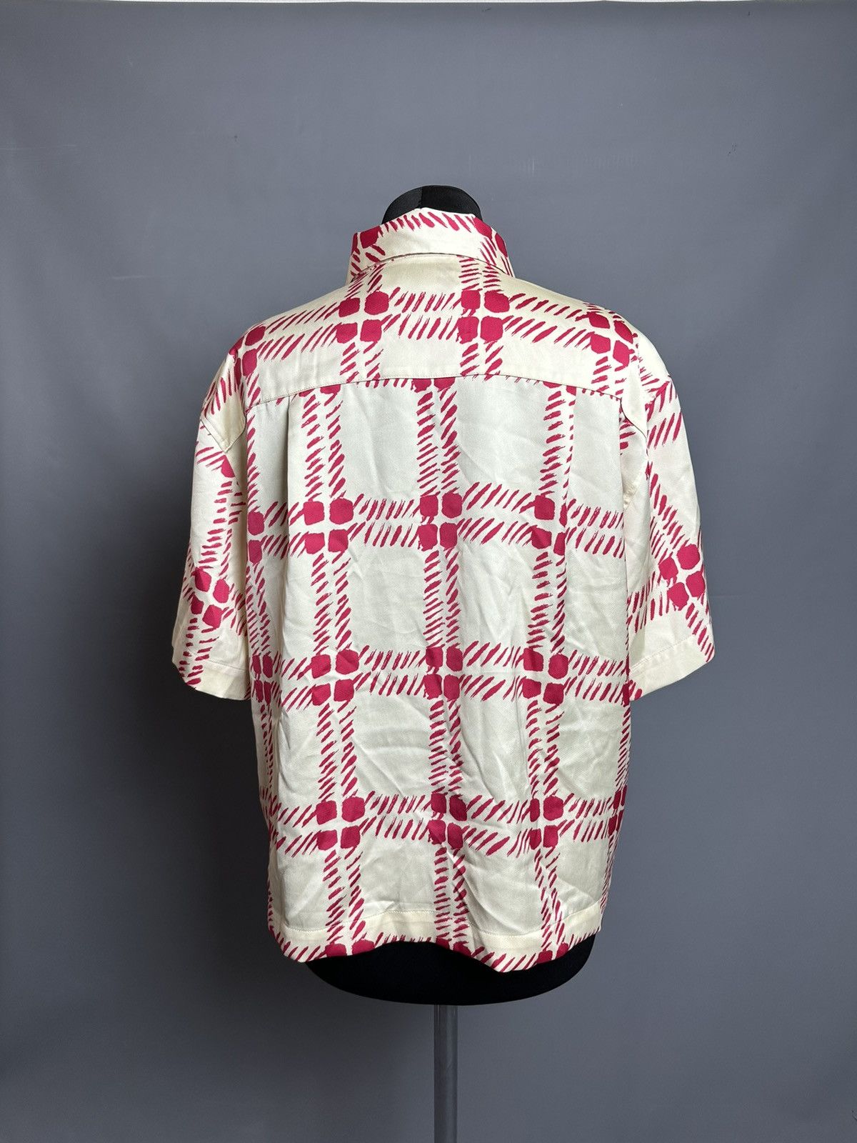 Marni Marni Uniqlo Silky Satin Open Collar Shirt Small Size S / US 4 / IT 40 - 2 Thumbnail