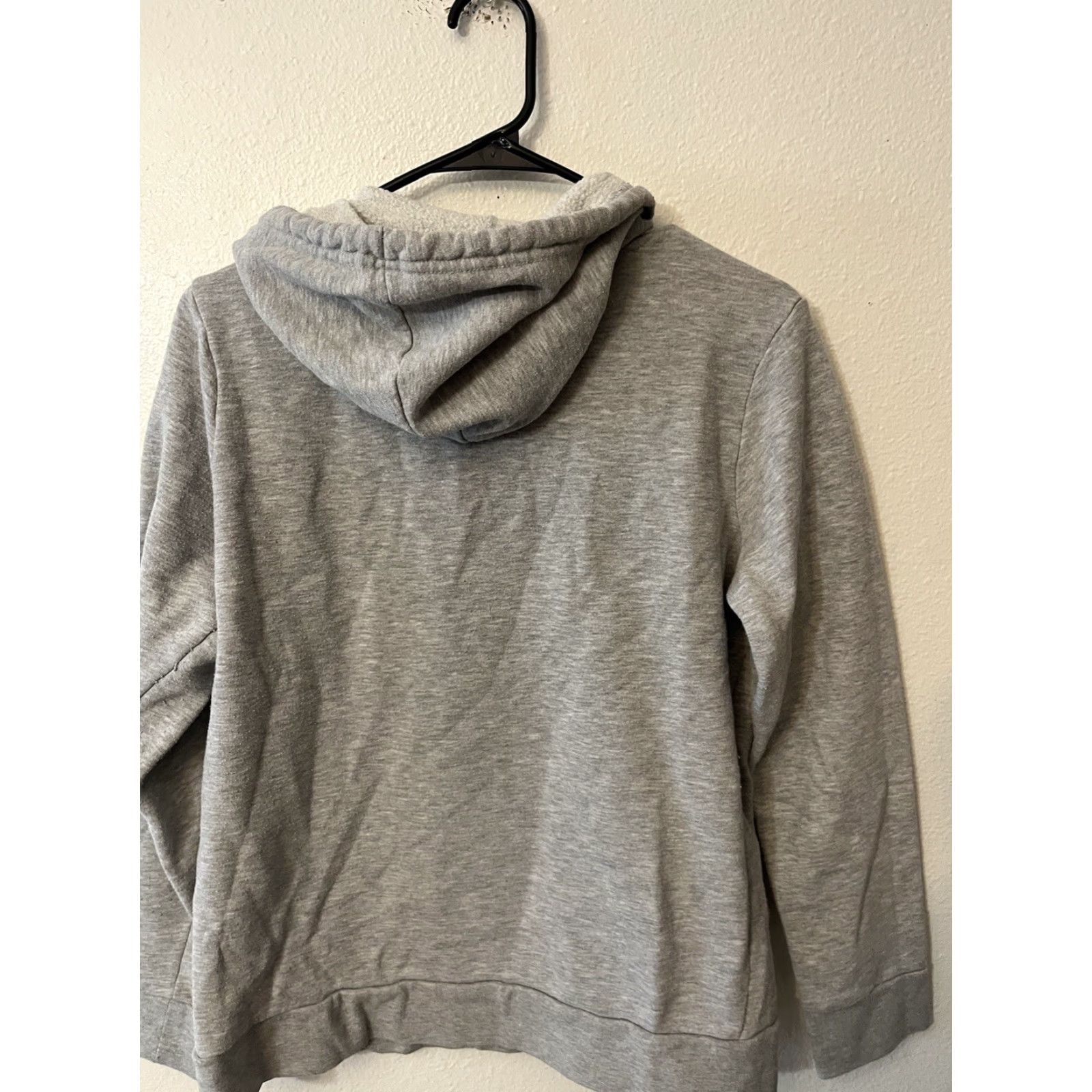 Adidas Adidas Hoodie Mens Large Sports Pockets Outdoors Long Sleeve Grey Color Knit Cotton Pullover All Seasons Hooded Pockets Sports Size US L / EU 52-54 / 3 - 3 Thumbnail