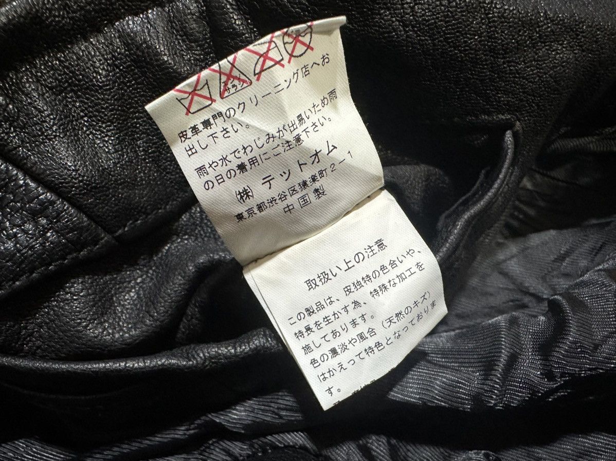 Tete Homme 🔥Y2K Archived Tete Homme Goat Leather Biker Jacket Goth Punk Size US XS / EU 42 / 0 - 11 Thumbnail