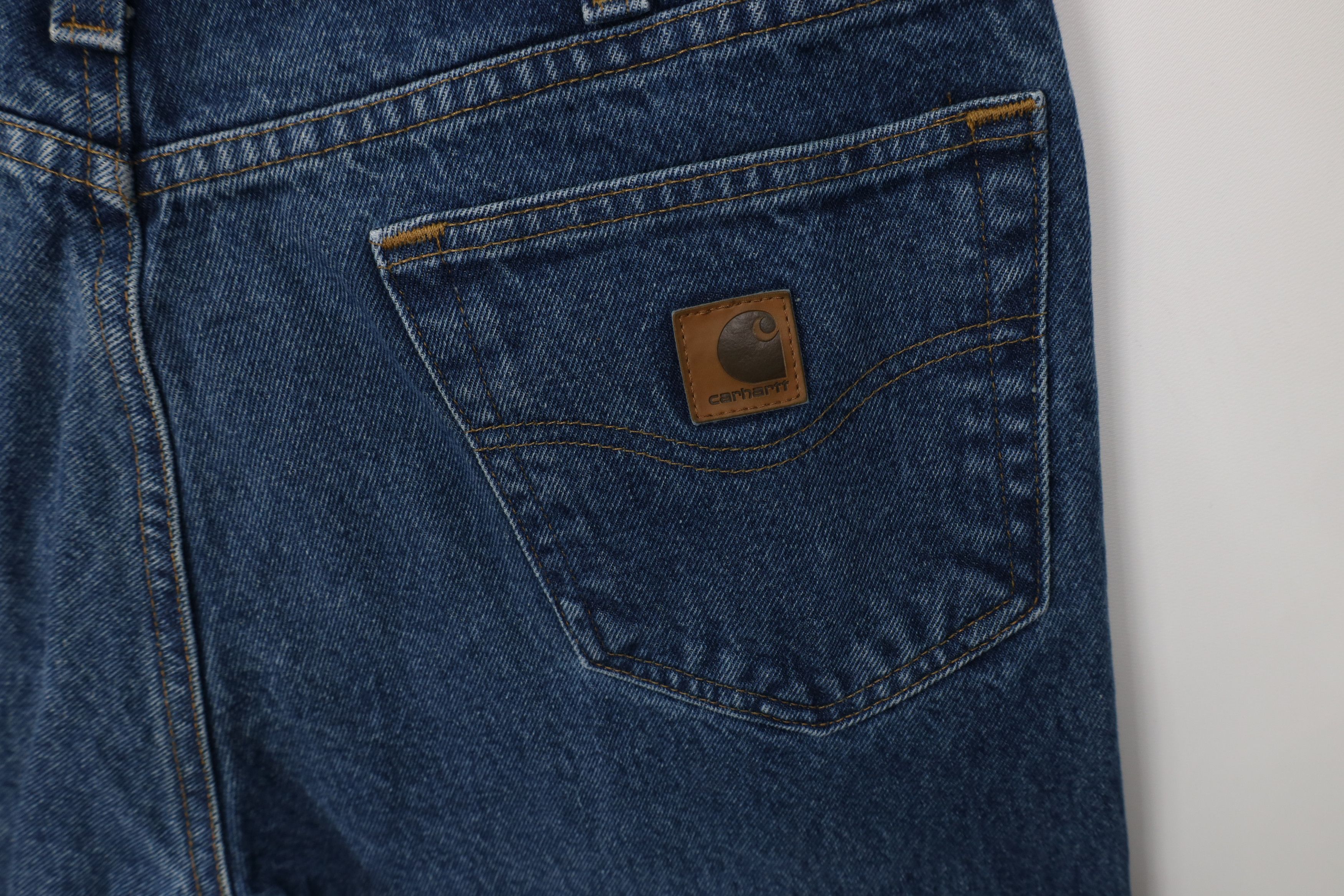 Carhartt Vintage Y2K Carhartt Spell Out Relaxed Fit Denim Jeans Size US 34 / EU 50 - 11 Thumbnail
