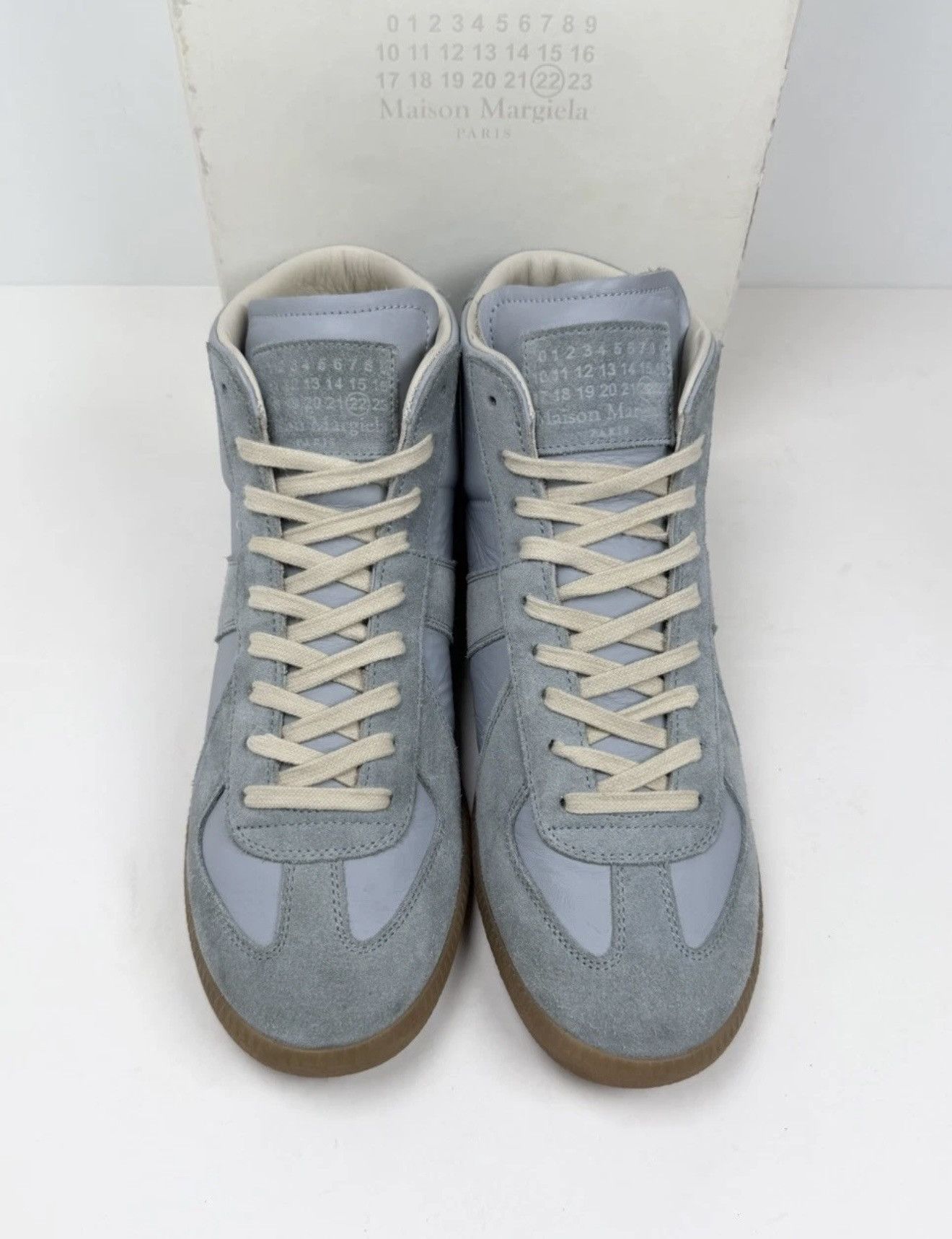 Maison Margiela Size 8.5US - Maison Margiela GAT High Top Sky Blue Size US 8.5 / EU 41-42 - 2 Thumbnail