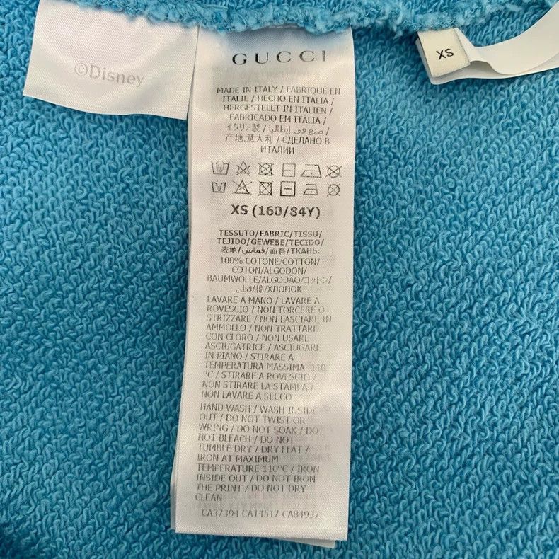 Gucci Gucci Disney Disney co-branded blue logo Mickey printed hoo Size US XS / EU 42 / 0 - 6 Thumbnail