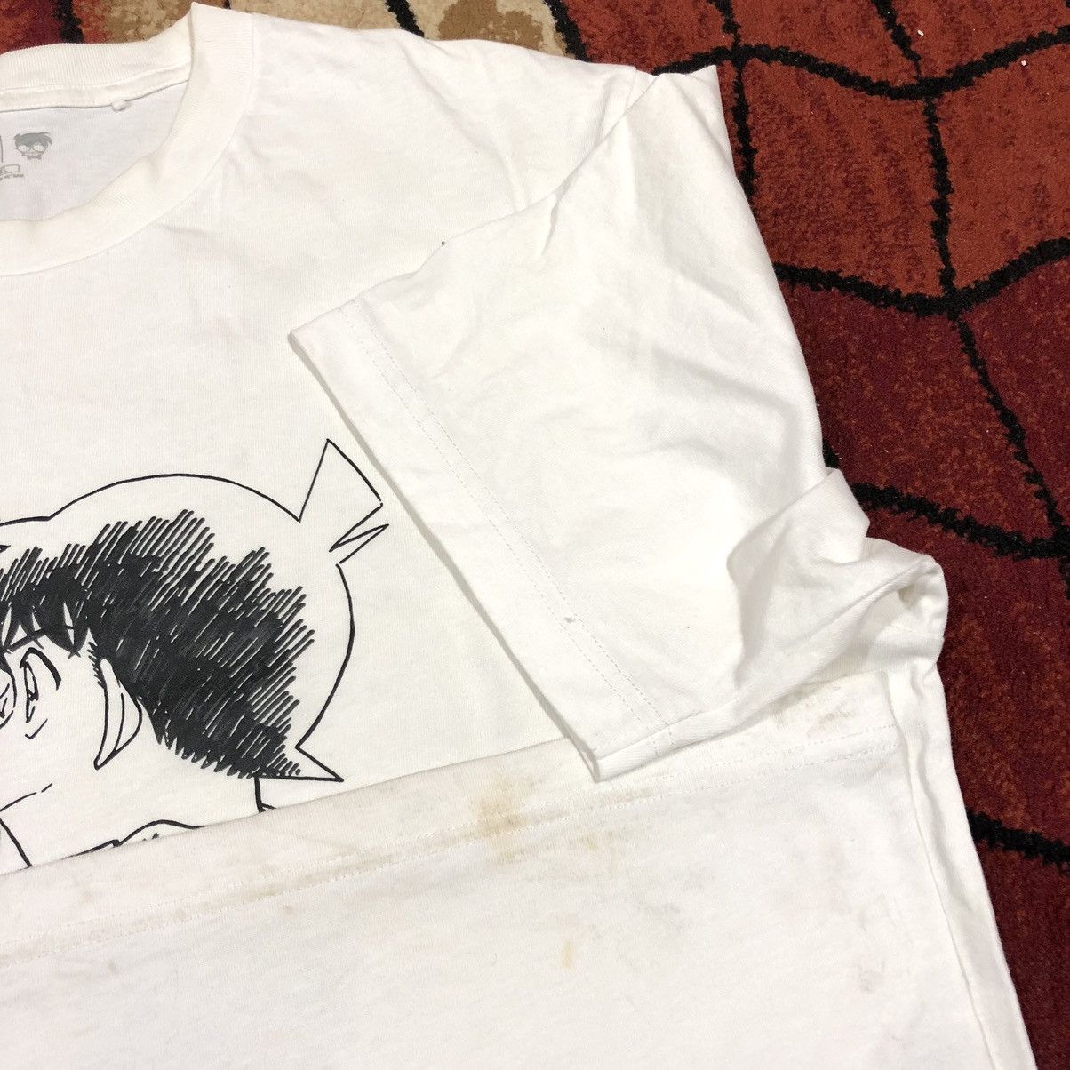 Anime Vintage Detective Conan Anime Rare T Shirt Size US XL / EU 56 / 4 - 8 Thumbnail