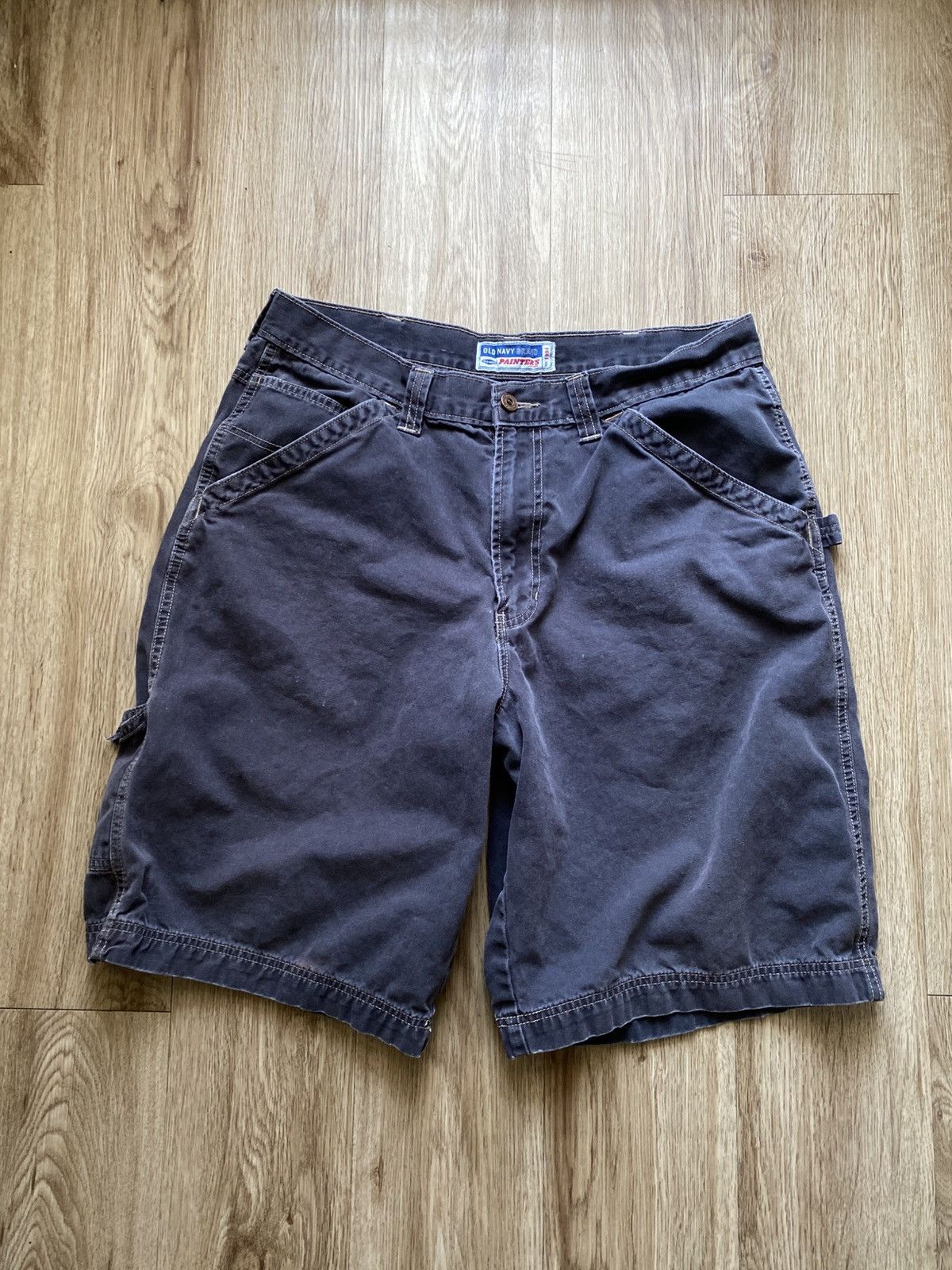 Old Navy Y2K Old Navy Baggy Carpenter Shorts Size US 34 / EU 50 - 2 Thumbnail