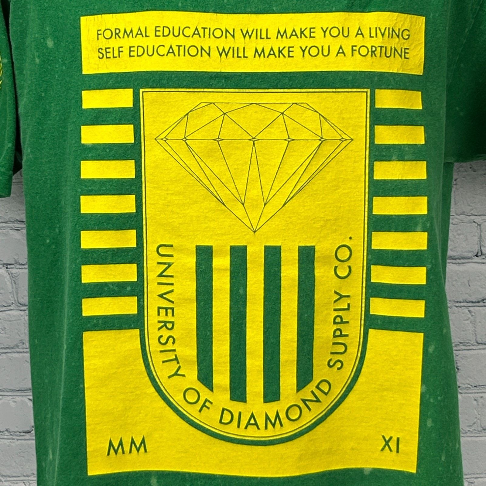 Diamond Supply Co. University of Diamond Supply Co T Shirt Green L Large Size US L / EU 52-54 / 3 - 5 Thumbnail