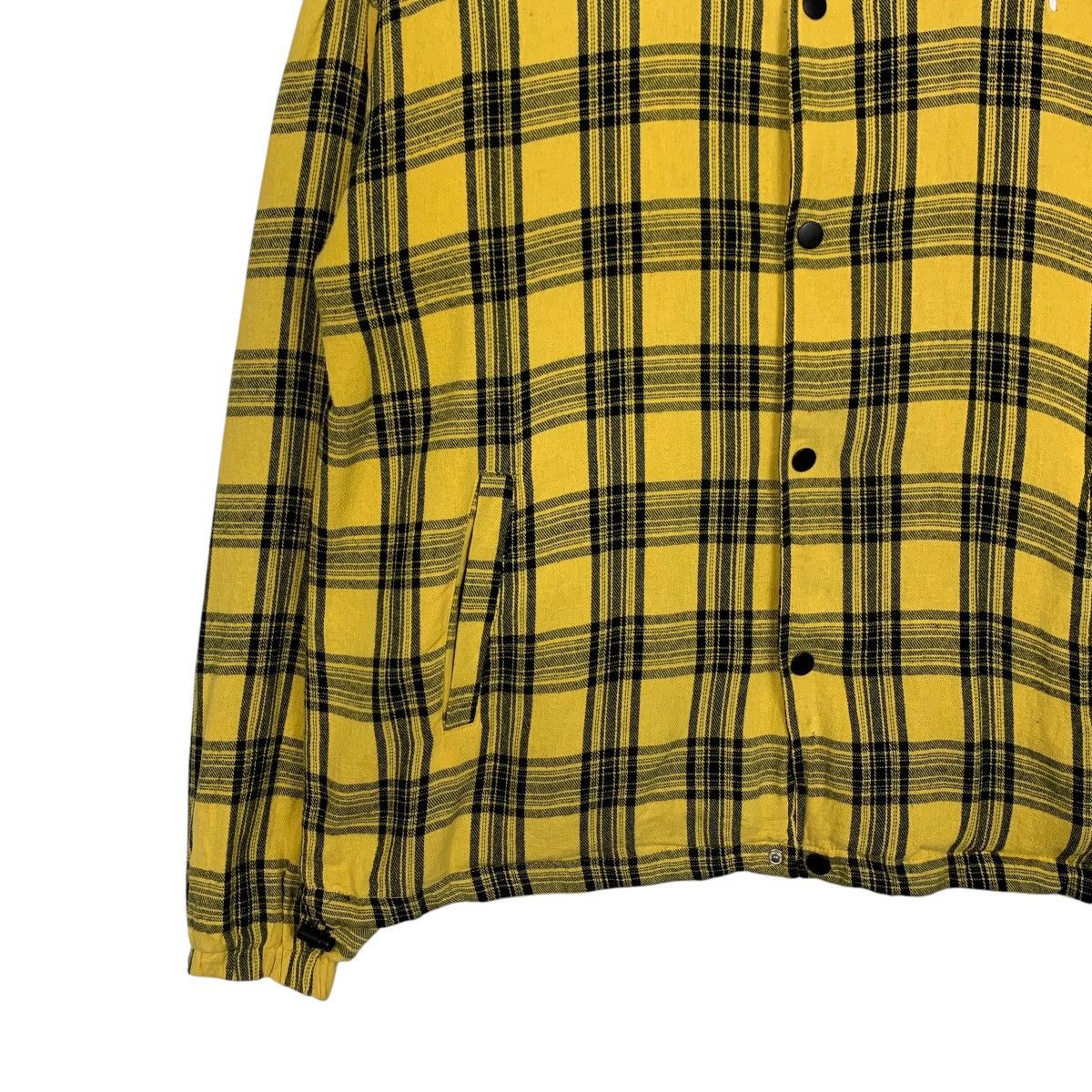 Vision Streetwear VISION STREETWEAR Big Logo Yellow Checked Jacket #1574-C70 Size US M / EU 48-50 / 2 - 5 Thumbnail