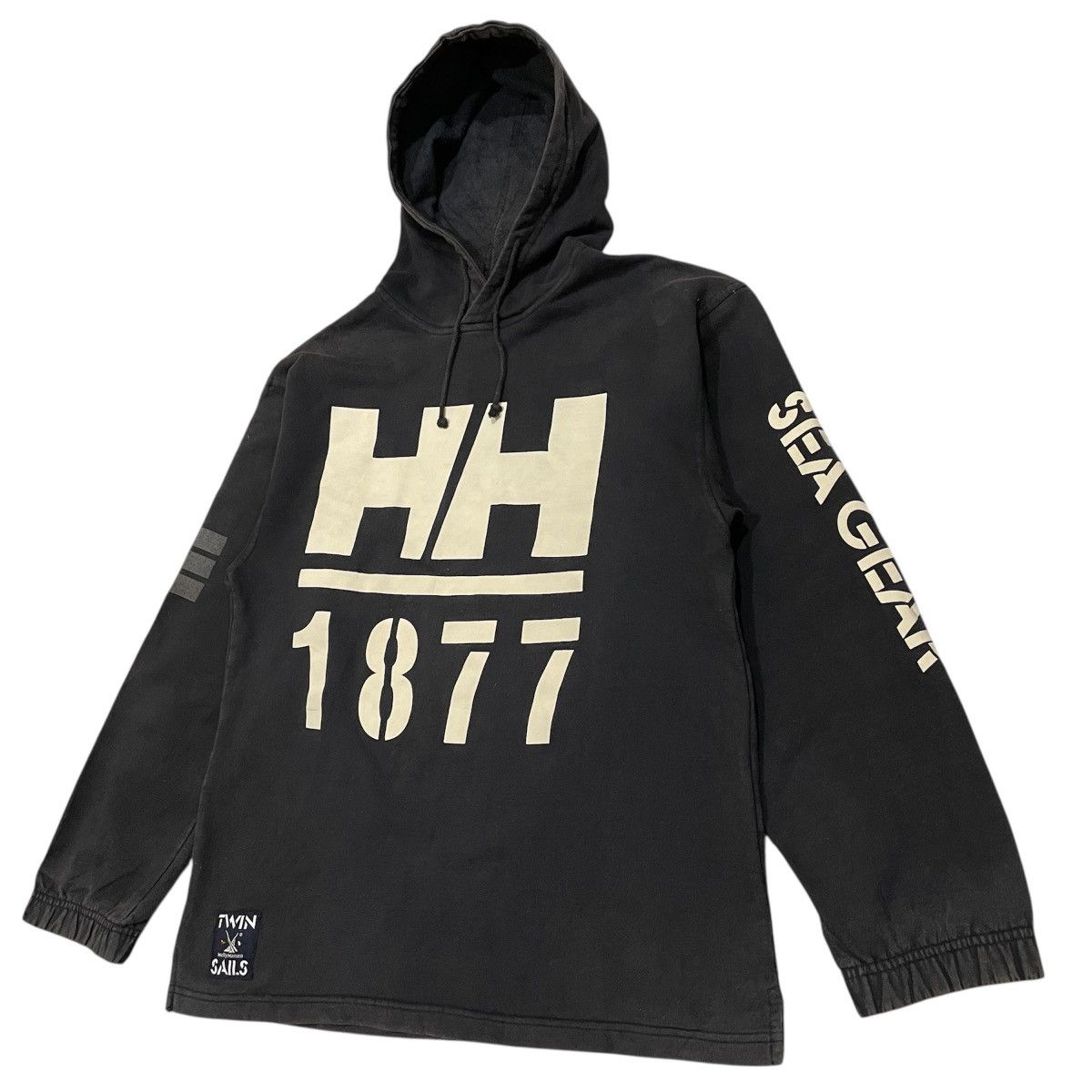 Helly Hansen Vintage 90s Helly Hansen "Twin Sails" Hoodie Sea Gear Size US M / EU 48-50 / 2 - 2 Thumbnail