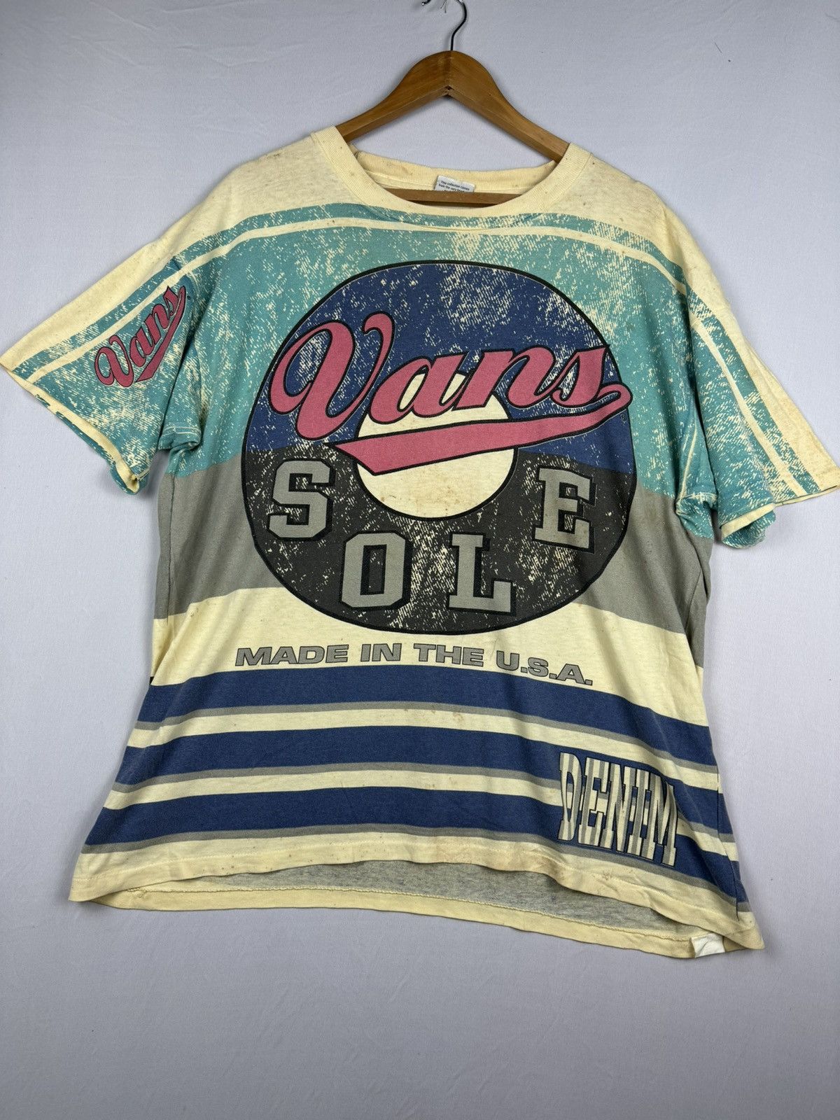 Vintage 80s Vans T Shirt Vans Vintage 80s VANS Tシャツ Native American