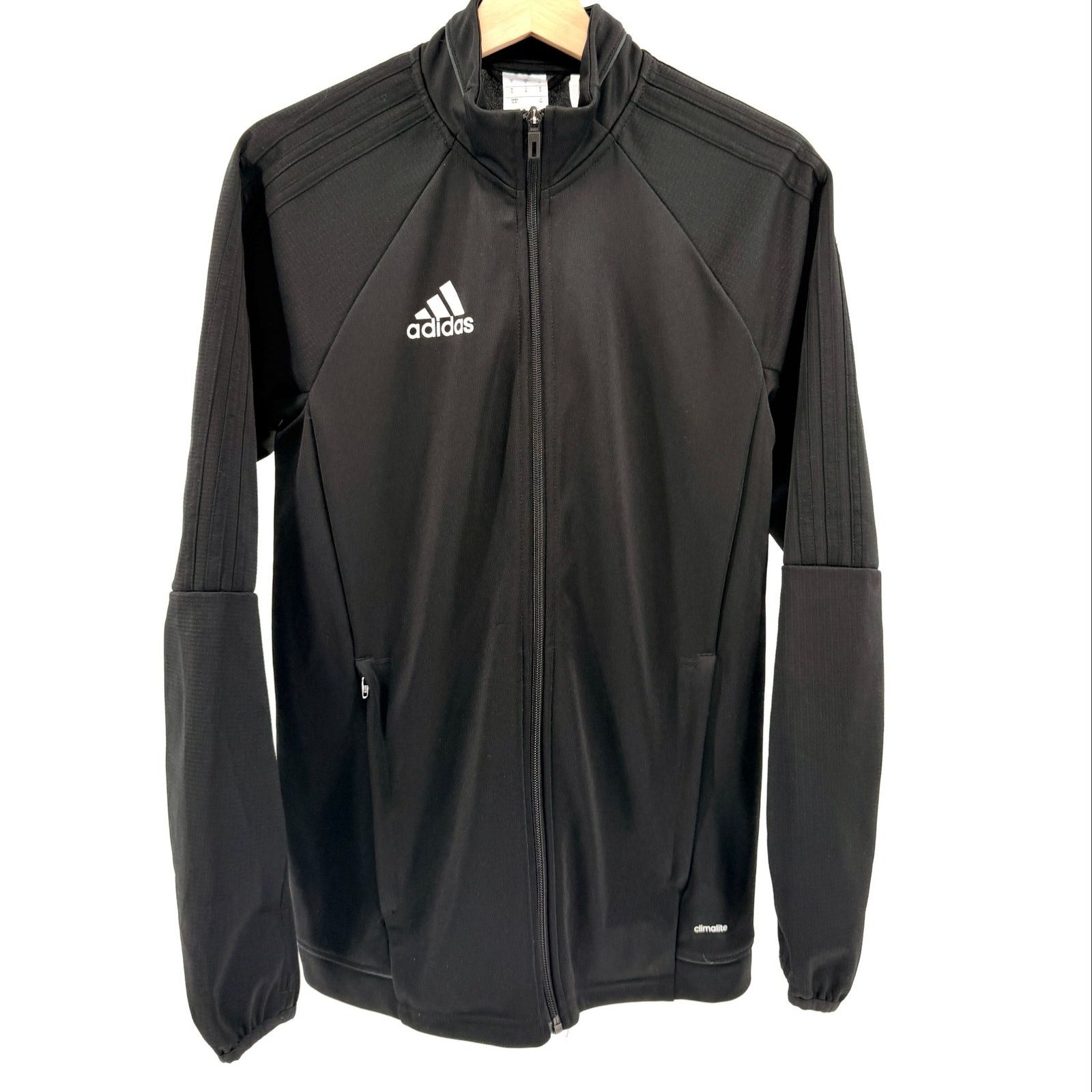 Adidas Black Climalite Miami Hurricanettes Training Jacket Size S / US 4 / IT 40 - 3 Thumbnail