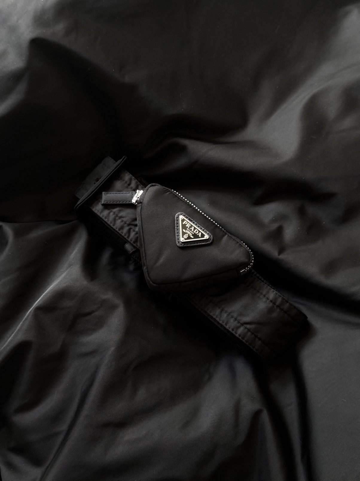 Prada Prada A/W 2022 Re-Nylon Black Bomber Jacket Size US S / EU 44-46 / 1 - 6 Thumbnail