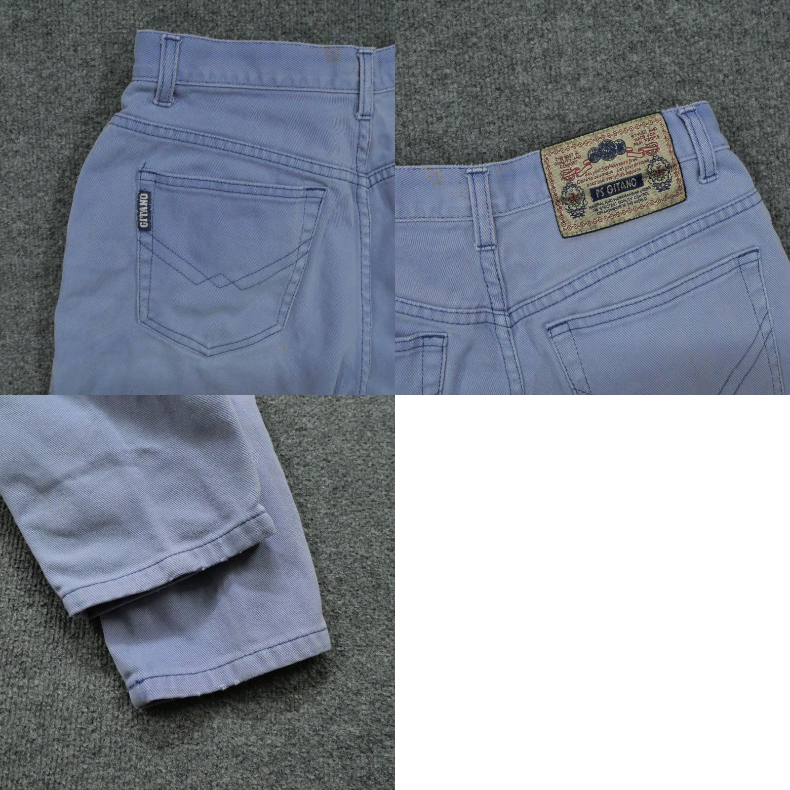 Vintage VINTAGE Gitano Jeans Womens 12 28x29 Purple High Rise Western Pants 80s Flared Denim Cotton Slim 80s Womens Jeans Boys Girls Mens Size 34" / US 12 / IT 48 - 9 Thumbnail