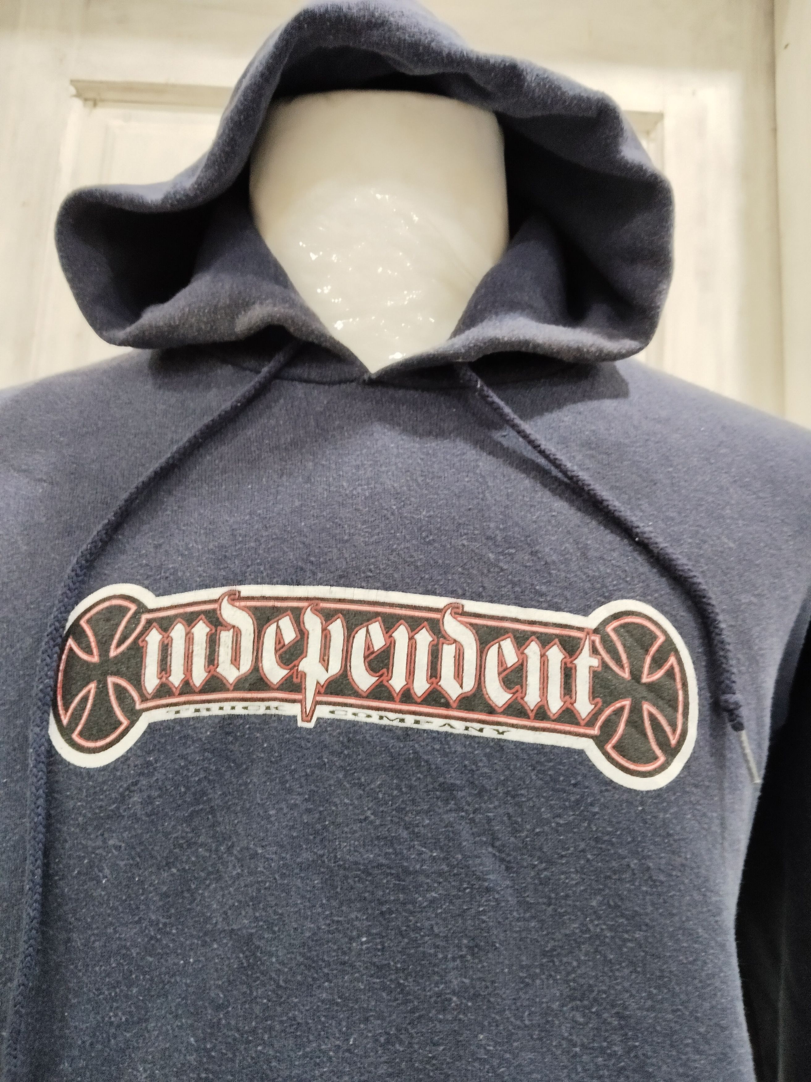 Independent Trading Co. × Vintage Vintage 90s Independent Streetwear Hoodie Sweatshirt Size US M / EU 48-50 / 2 - 3 Thumbnail