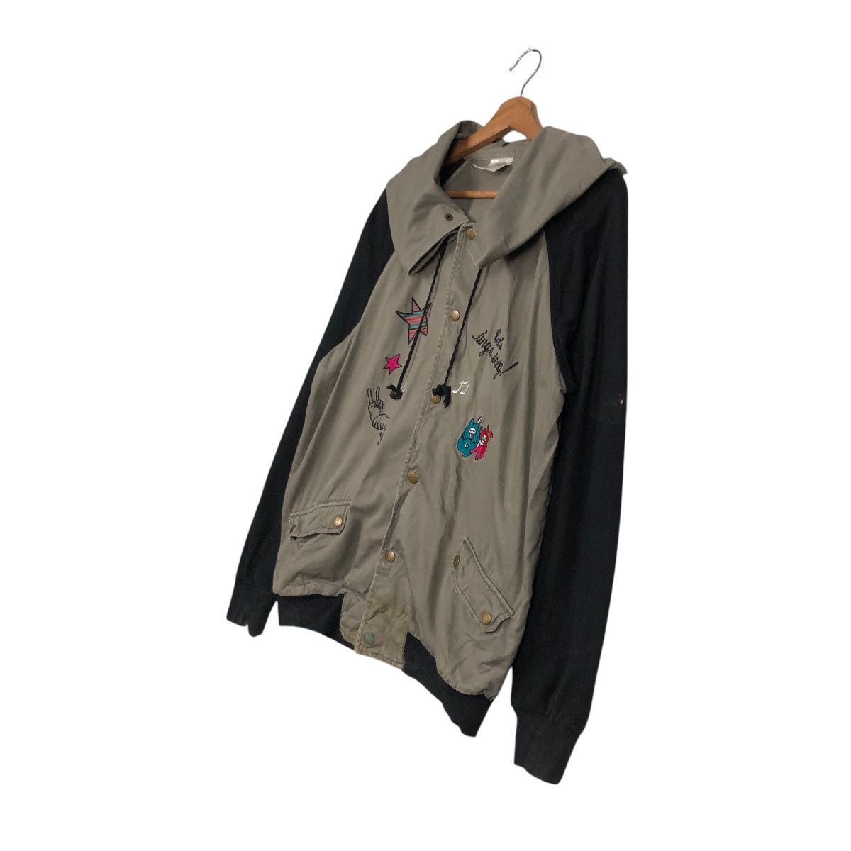 Japanese Brand × Vintage 📌Vintage Bomber Jacket Hoodie Scolar Big Logo Size US M / EU 48-50 / 2 - 3 Thumbnail