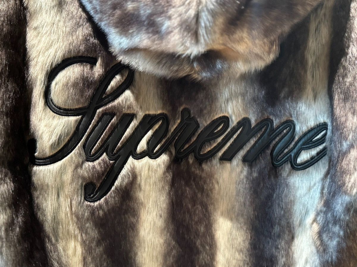 Supreme Supreme Faux Fur Reversible Hooded Jacket Size US L / EU 52-54 / 3 - 4 Thumbnail