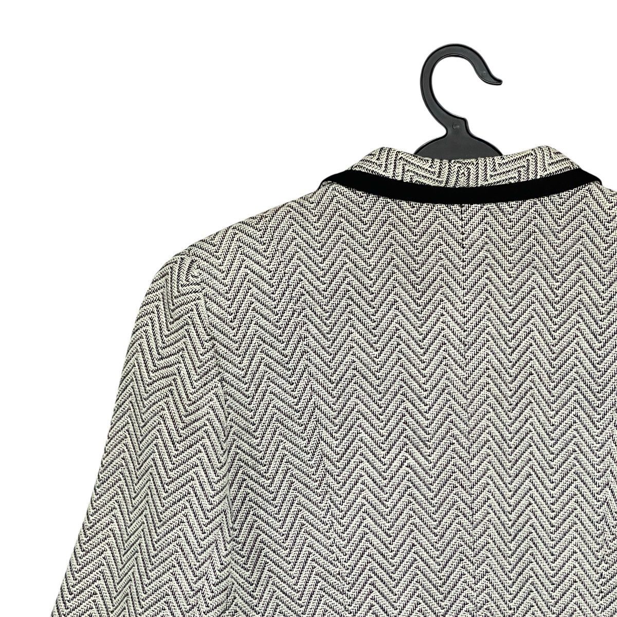 Dior Archive Vintage 90s Christian Dior Herringbone Wool Blazer Size M / US 6-8 / IT 42-44 - 16 Thumbnail