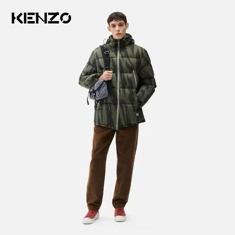 Kenzo KENZO Men's Down Jacket Coat - dmc Size US S / EU 44-46 / 1 - 1 Thumbnail