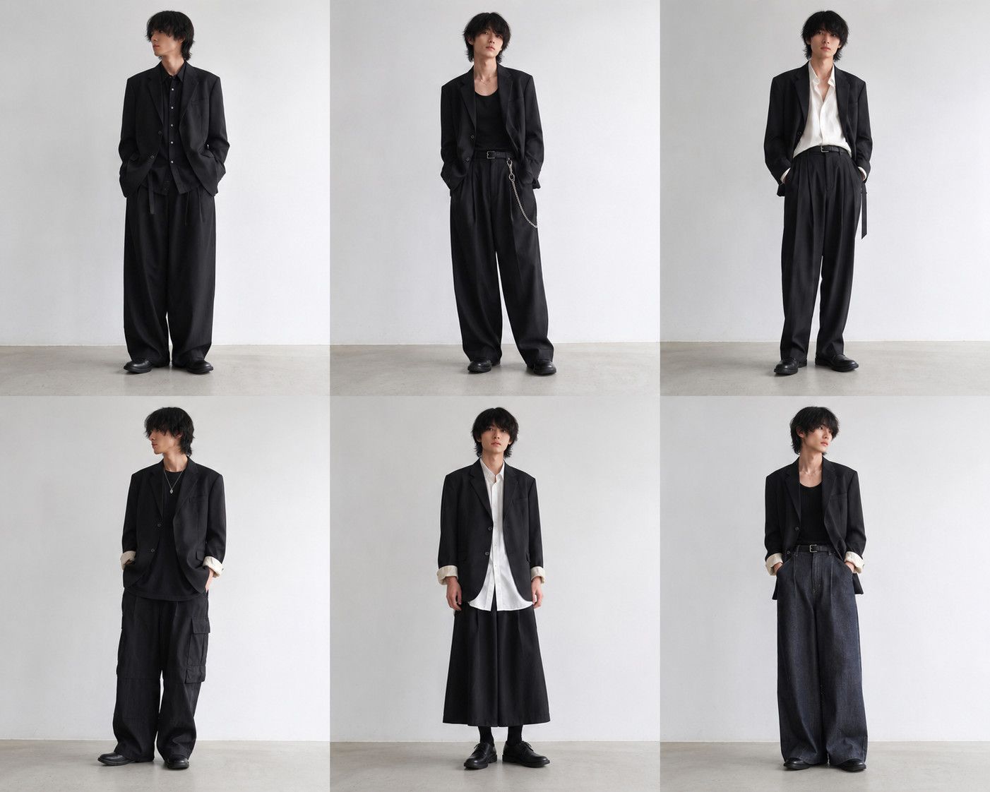 Yohji Yamamoto Yohji Yamamoto Pour Homme Costume D'Homme 3BS Jacket Blazer Size US XL / EU 56 / 4 - 7 Thumbnail