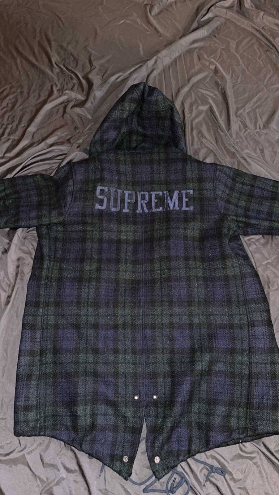 Supreme × Vintage Supreme plaid Wool Parka Size US L / EU 52-54 / 3 - 2 Thumbnail