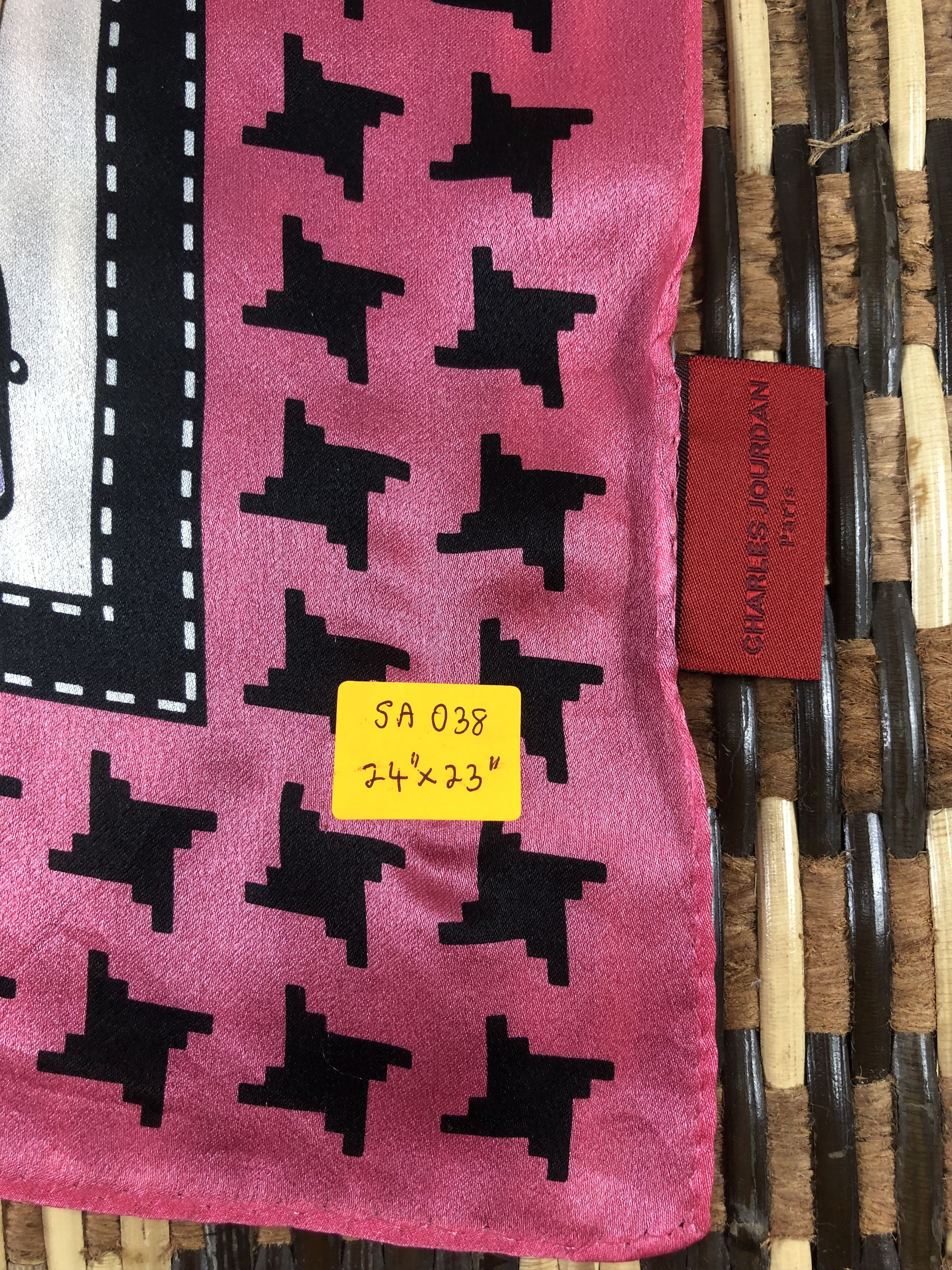 Charles Jourdan × Vintage Charles Jourdan Handkerchief / Bandana / Neckerchief Size ONE SIZE - 4 Thumbnail