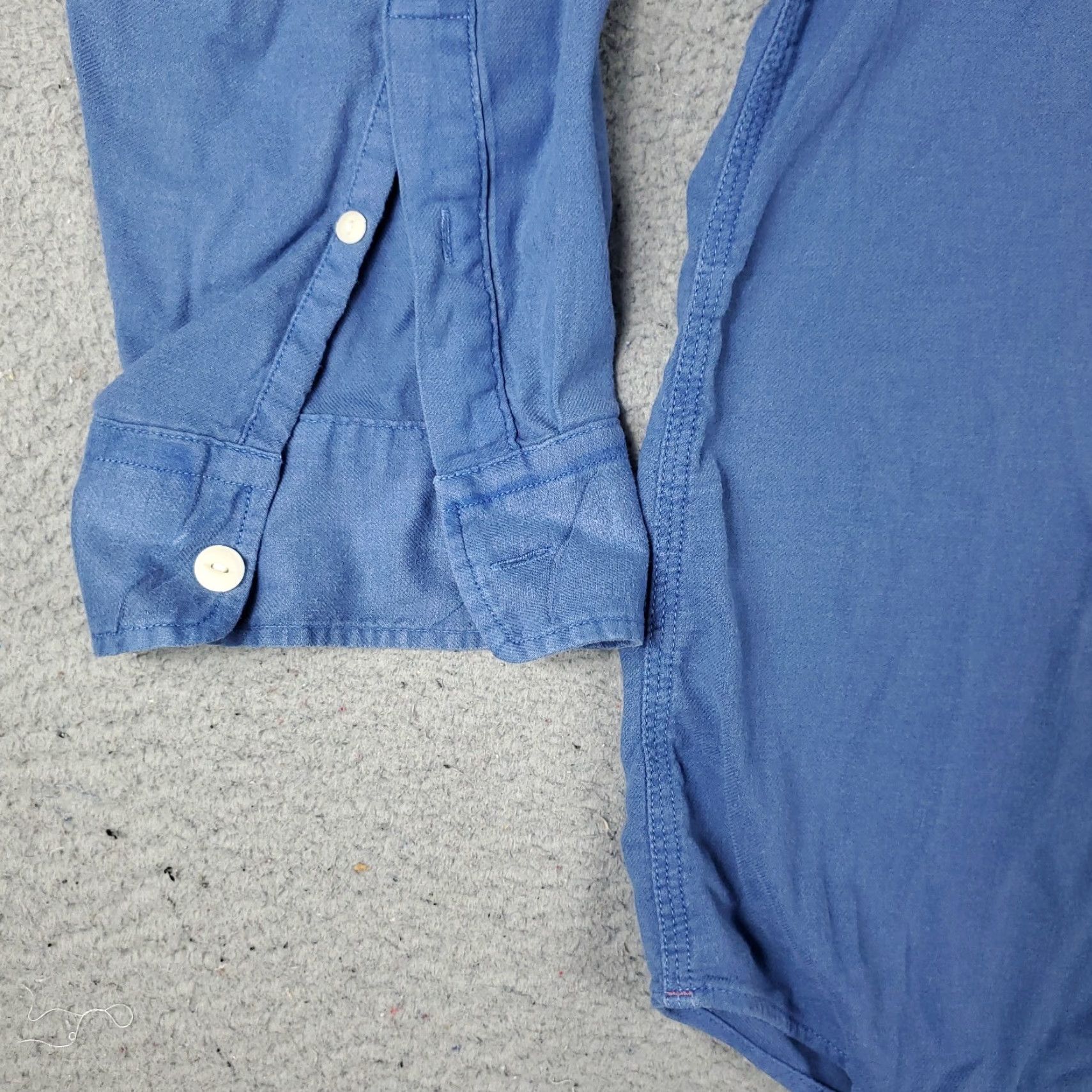 Vineyard Vines Vineyard Vines Shirt Mens 2XL Blue Cotton Button-Down Long Sleeve Casual Dress Shirt Mens Size US XXL / EU 58 / 5 - 3 Thumbnail