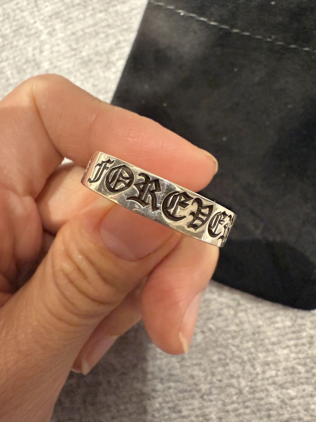 Chrome Hearts SPACER FOREVER ring size 12