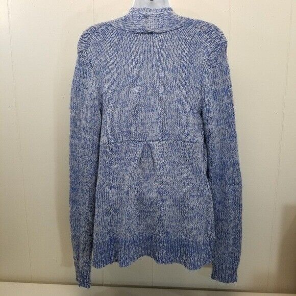 Anthropologie Anthropologie Moth S Blue Open Cardigan Winnie Waterfall Size S / US 4 / IT 40 - 5 Thumbnail