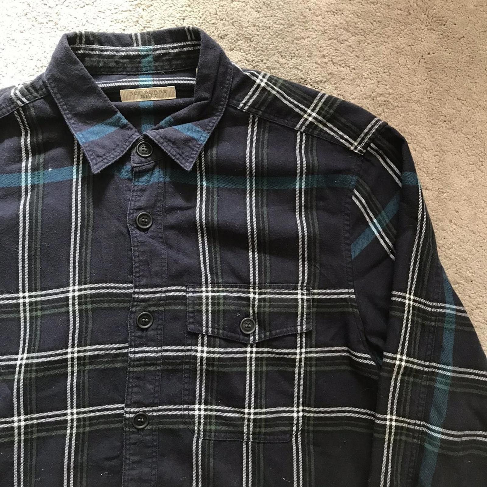 Burberry Burberry Checkered Flannel Shirt Size US M / EU 48-50 / 2 - 2 Thumbnail