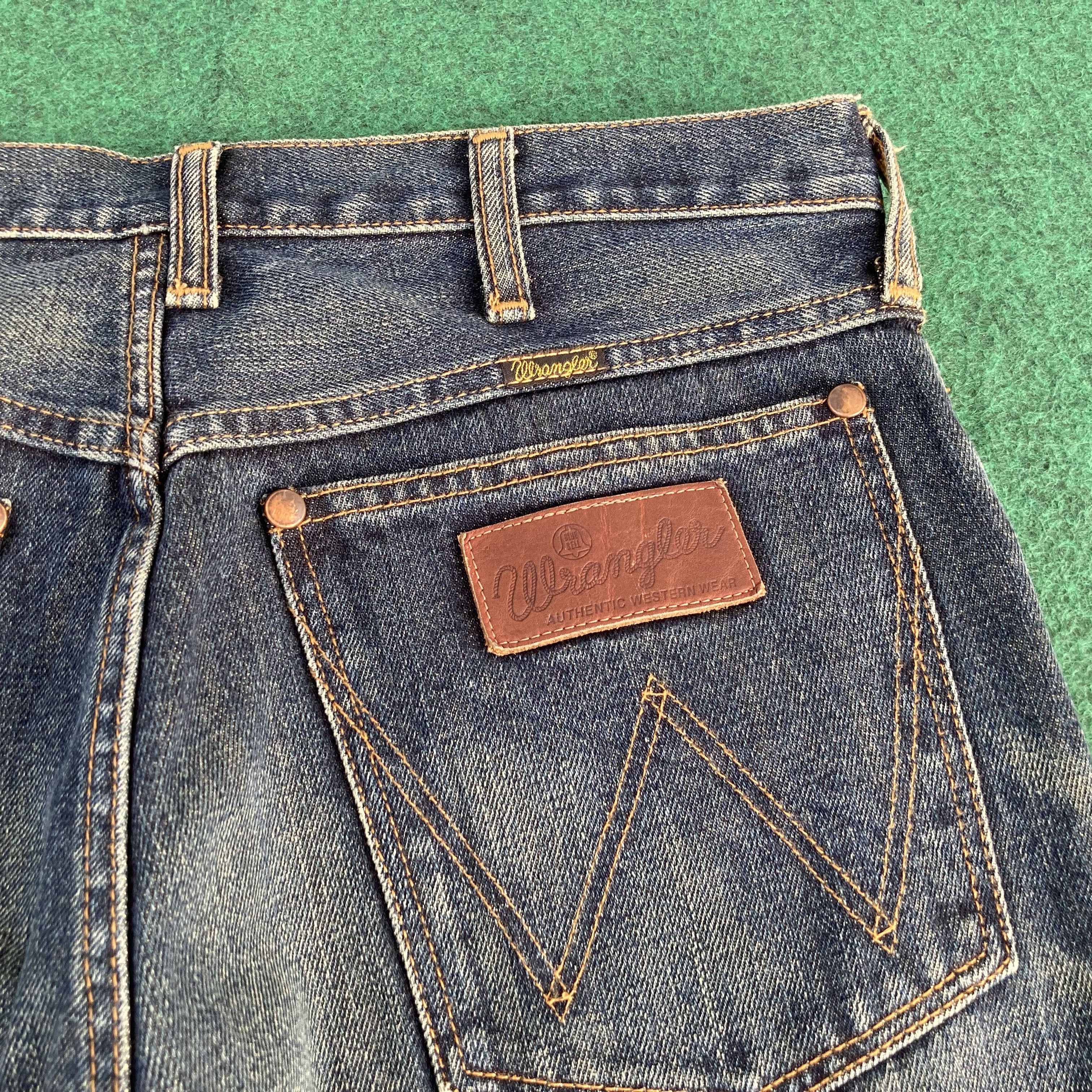 Vintage × Wrangler Vtg Wrangler Denim Bootcut Sz 32 Faded Flare Jeans Size US 32 / EU 48 - 9 Thumbnail