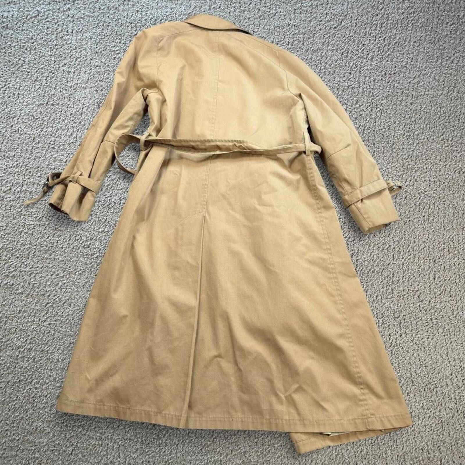 London Fog Vintage London Fog Maincoats Tan Belted Trench Coat USA Size L / US 10 / IT 46 - 2 Thumbnail