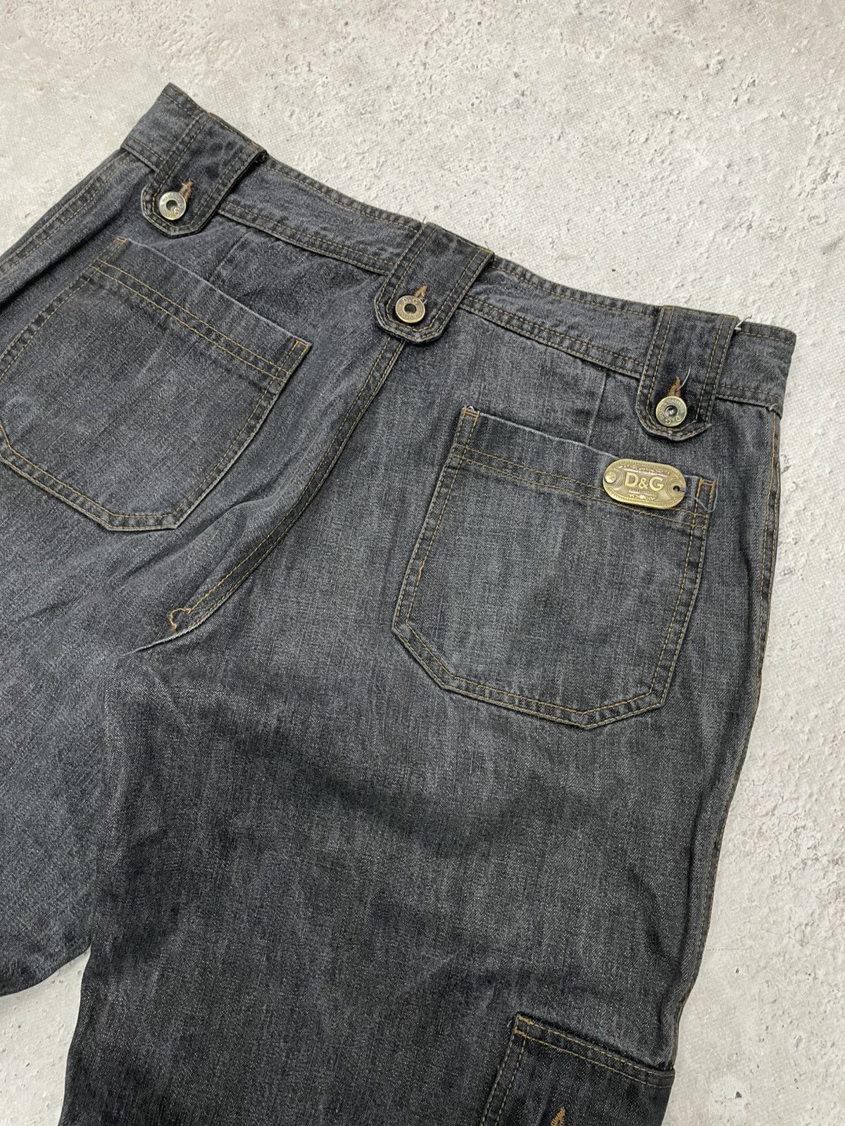 Dolce & Gabbana Dolce & Gabbana cargo washed distressed cargo jeans FW2000s Size US 32 / EU 48 - 11 Thumbnail
